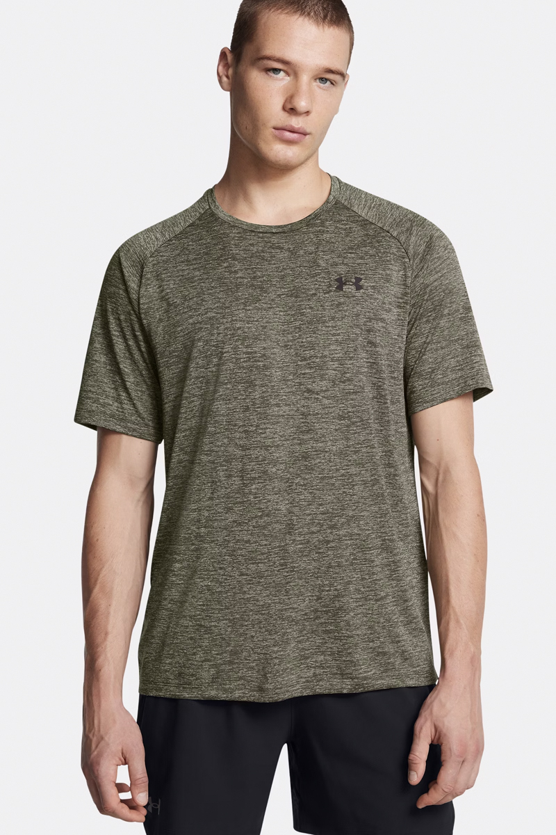 Fitness heren t-shirt km blauw