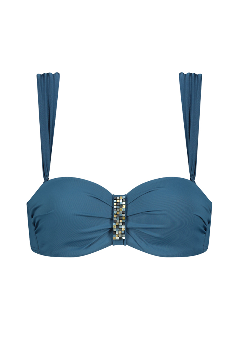 Cyell PADDED WIRED TOP Blauw-1 1
