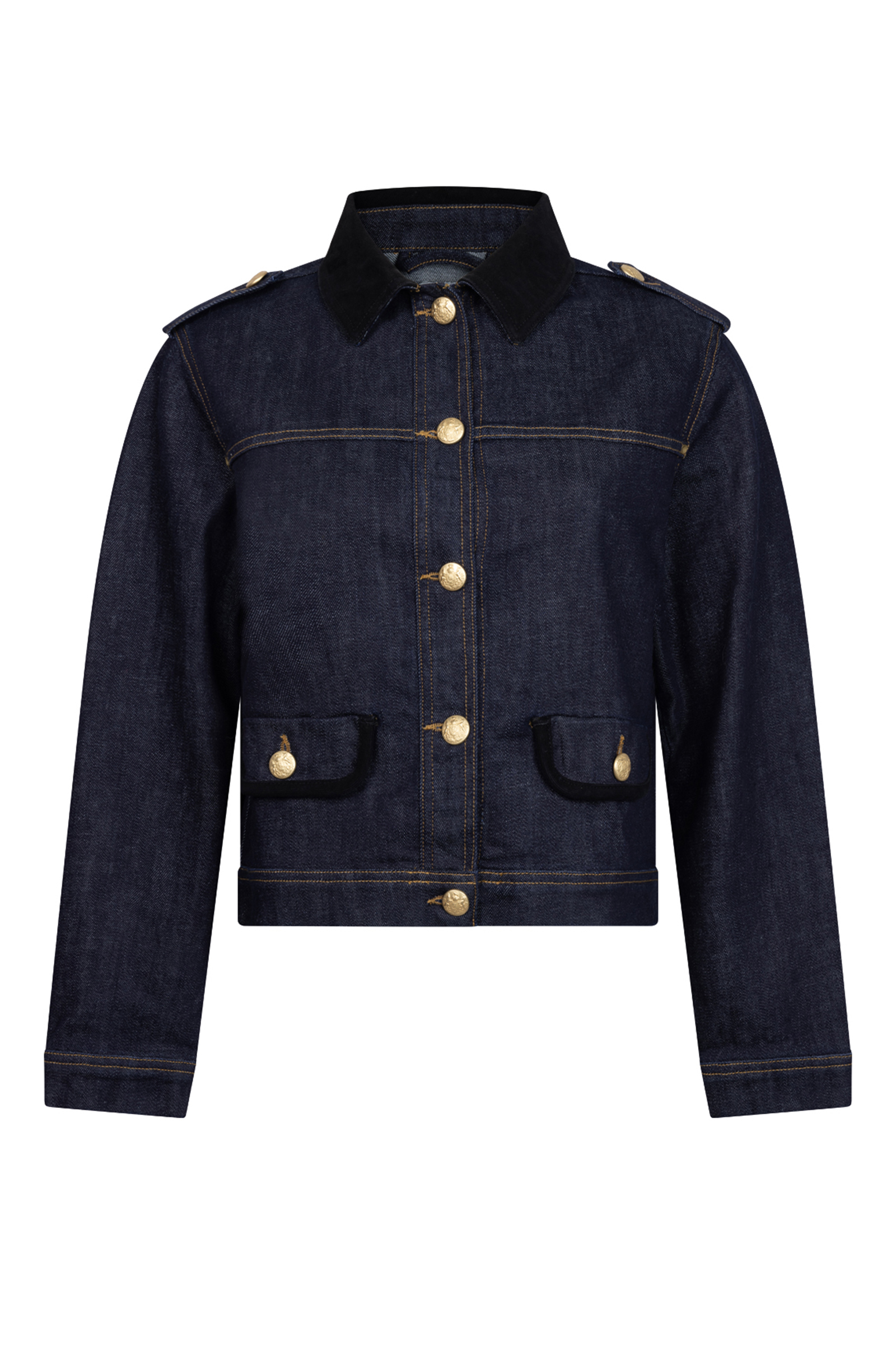 Dames jas blauw