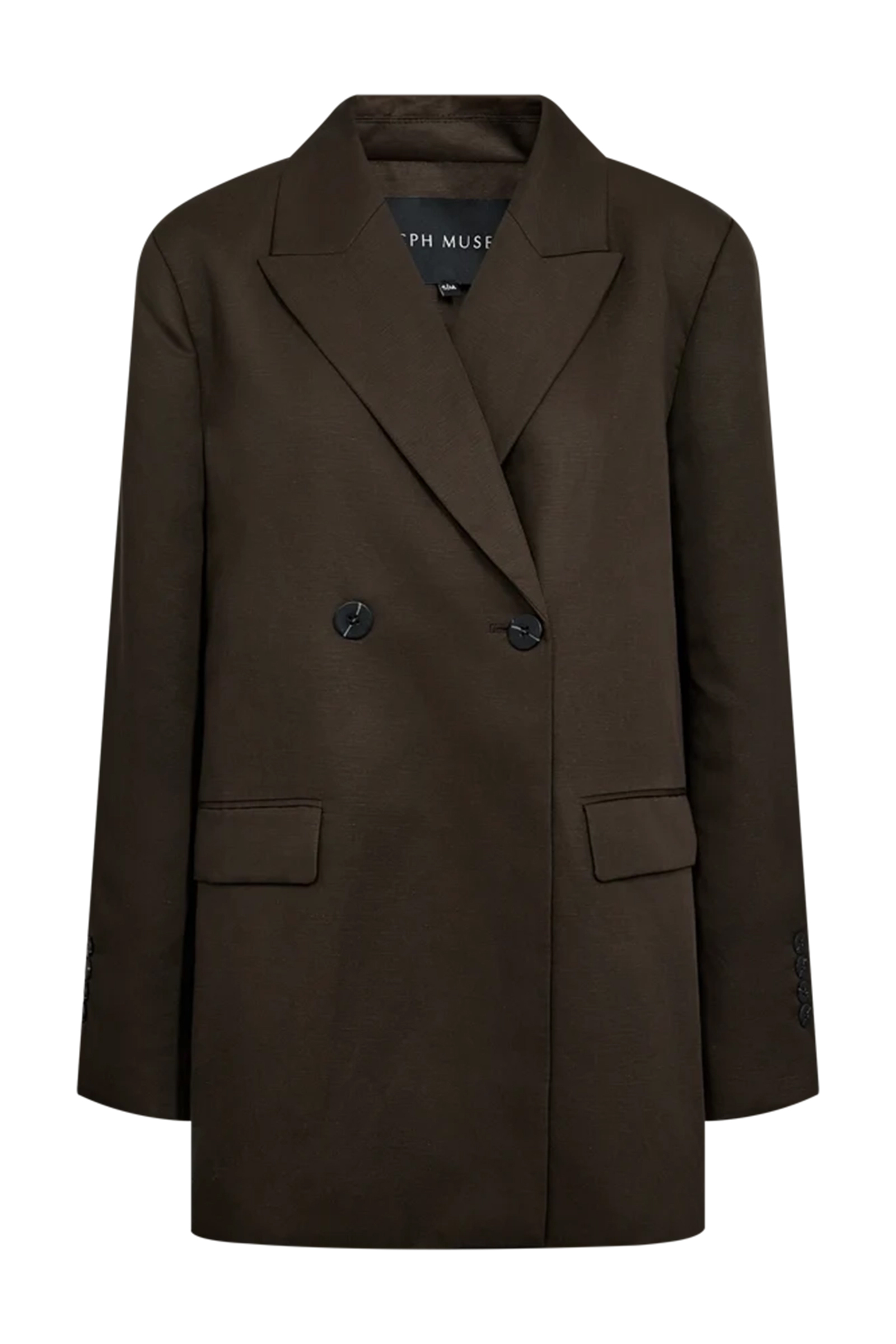 Dames blazer bruin