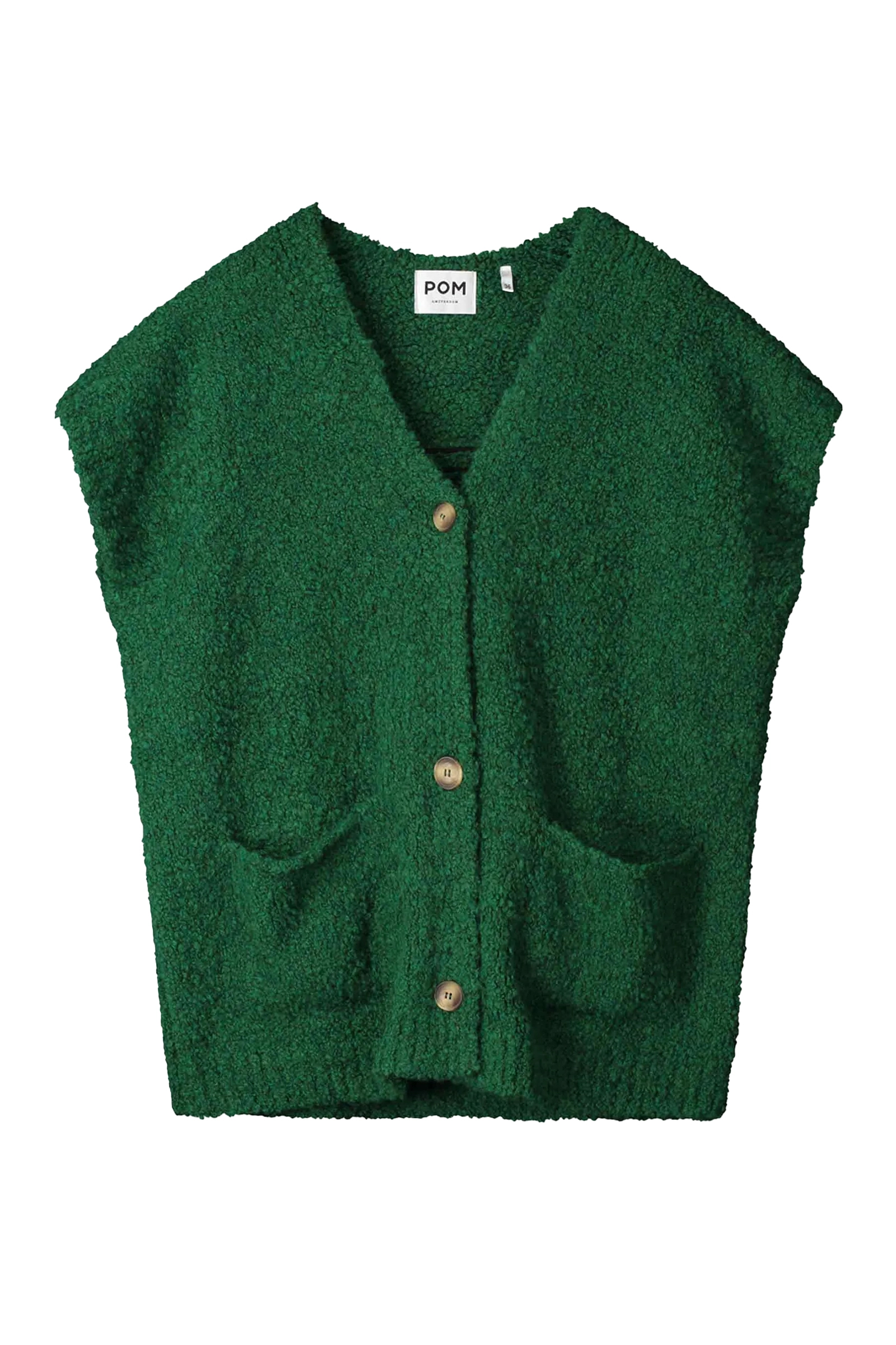 Dames vest groen