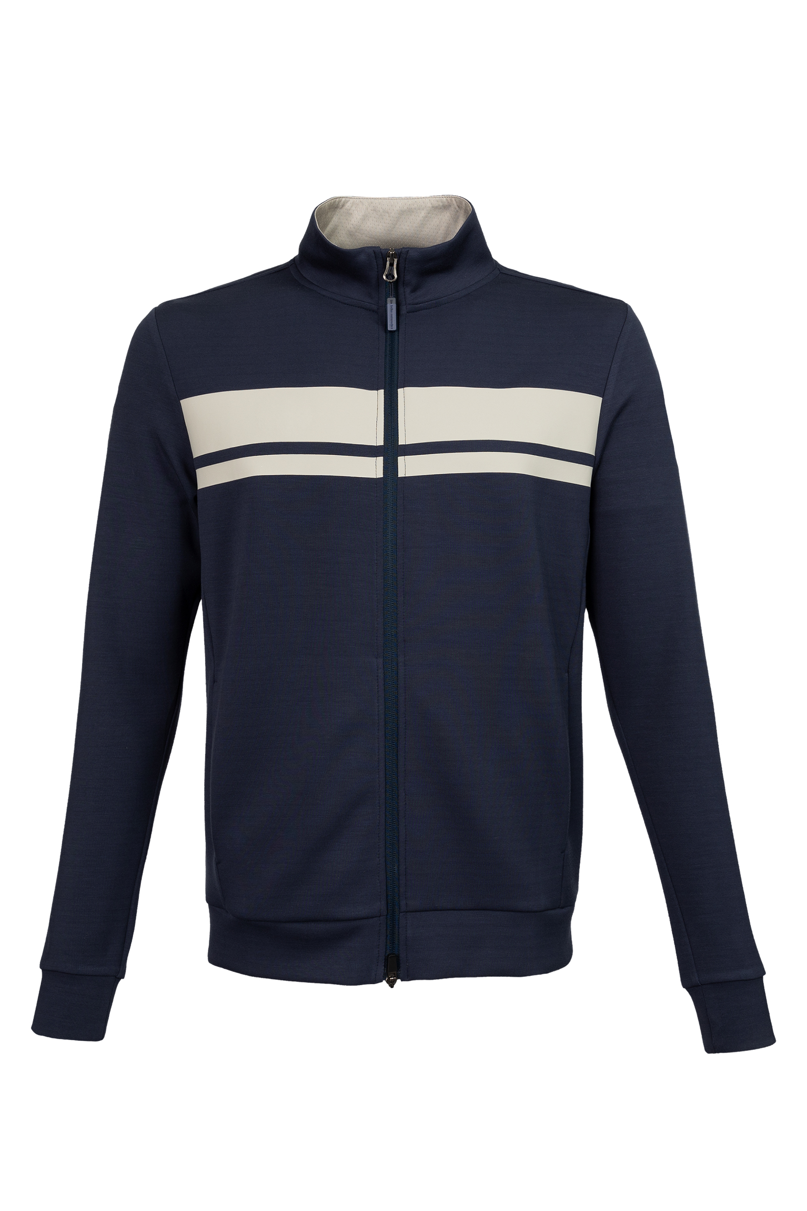 Tennis heren trainingsjack blauw