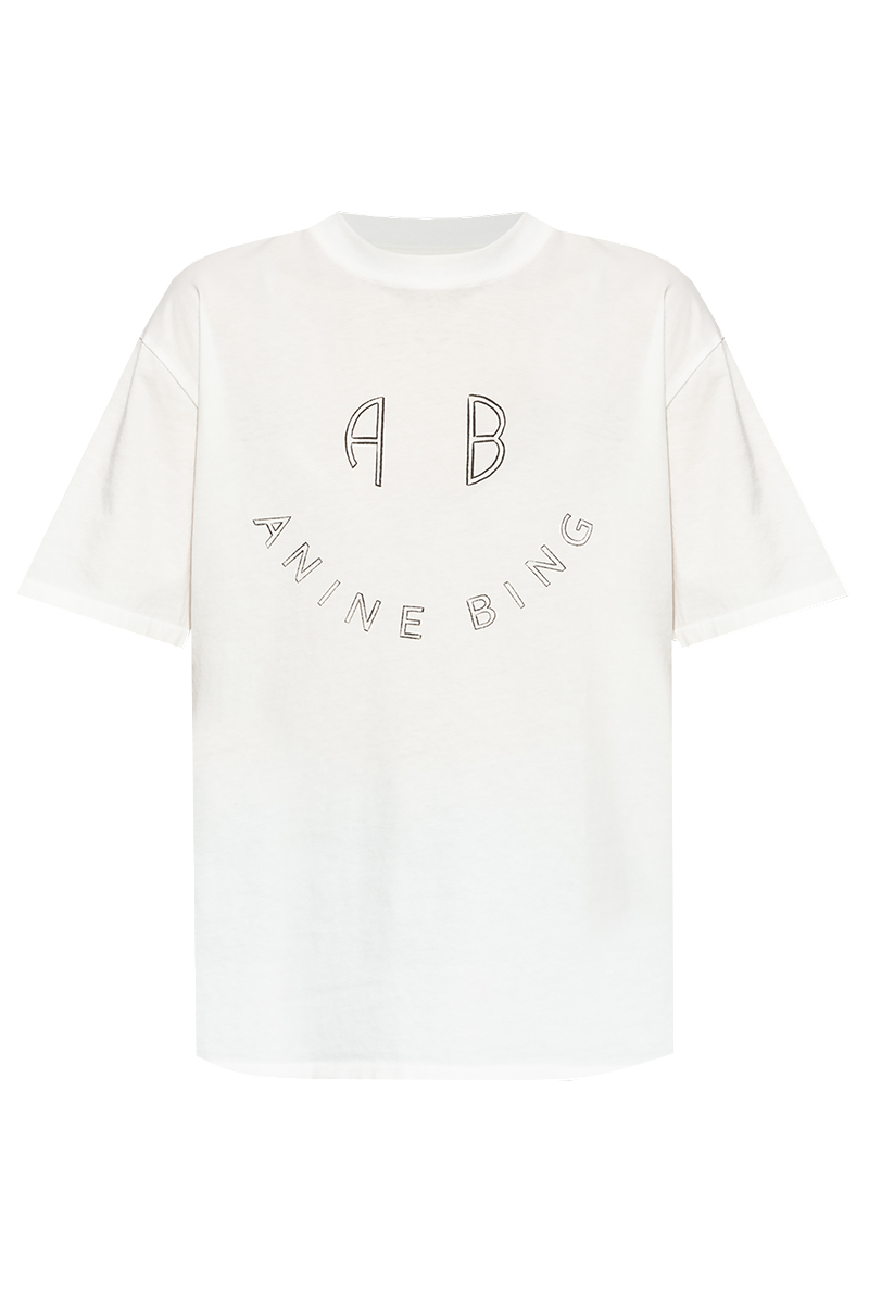 Dames t-shirt korte mouw ecru