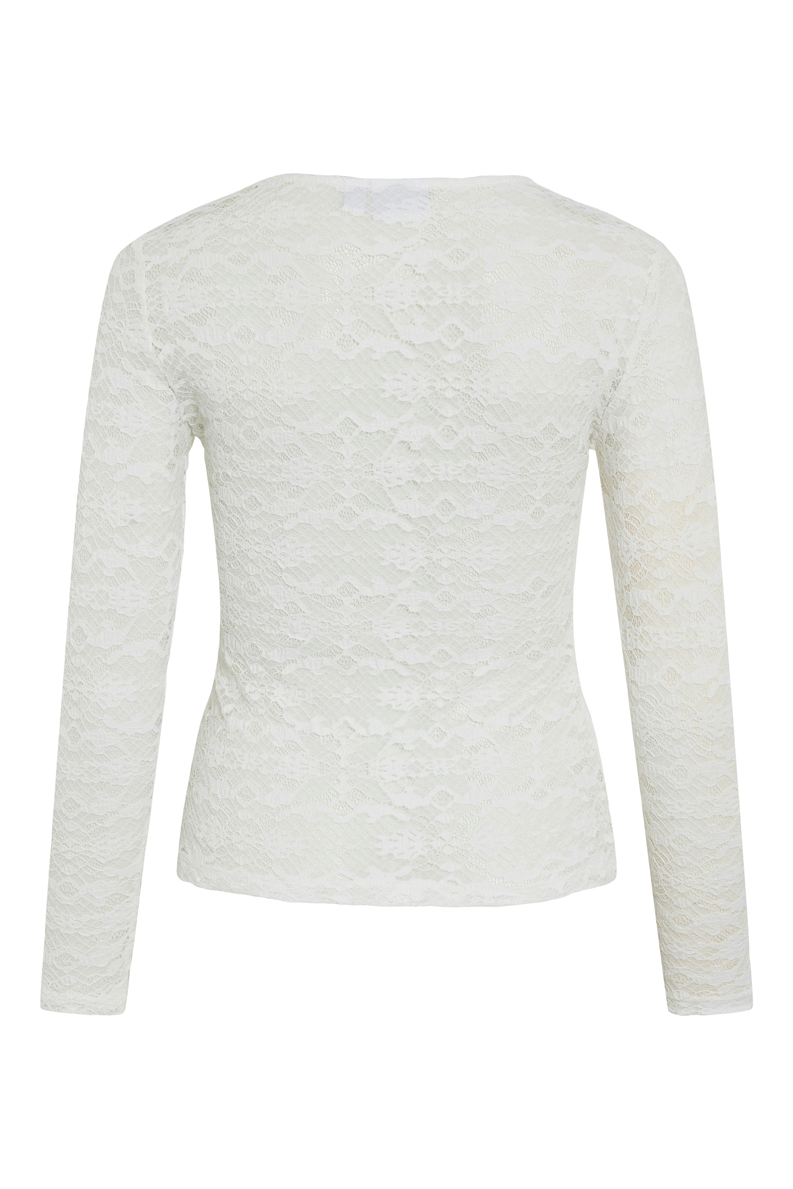 Dames blouse lange mouw wit