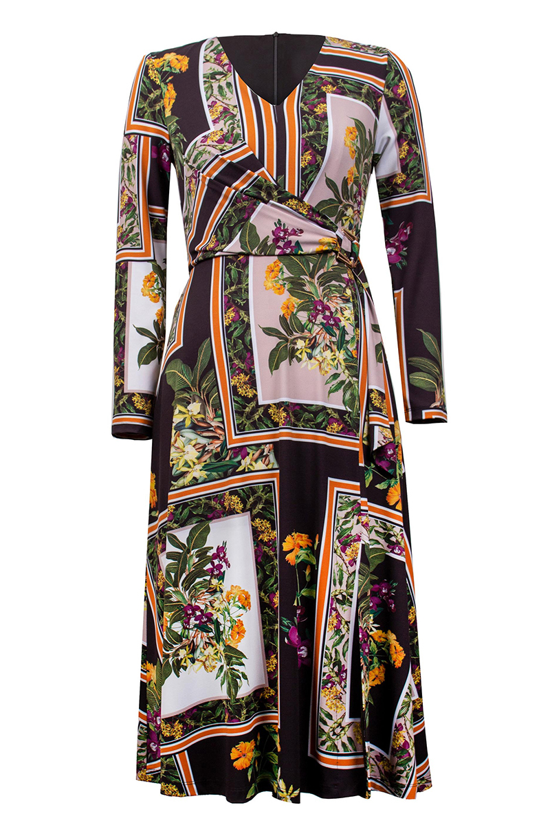 Joseph Ribkoff LDS Dress Zwart-1 1