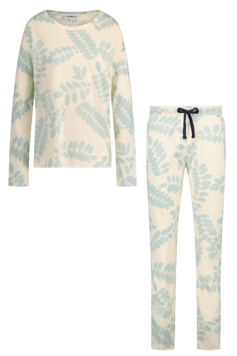 Cyell Nachtmode dames pyjama Ecru-1 1