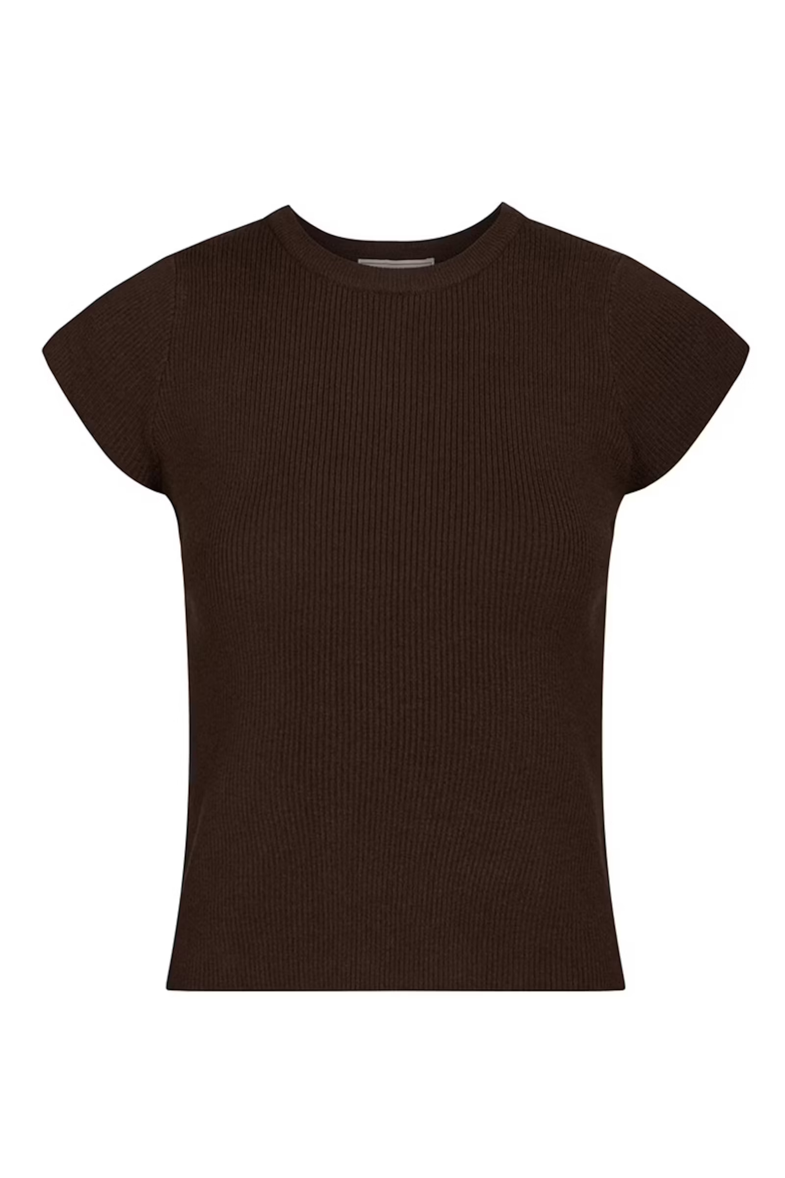 Dames top bruin