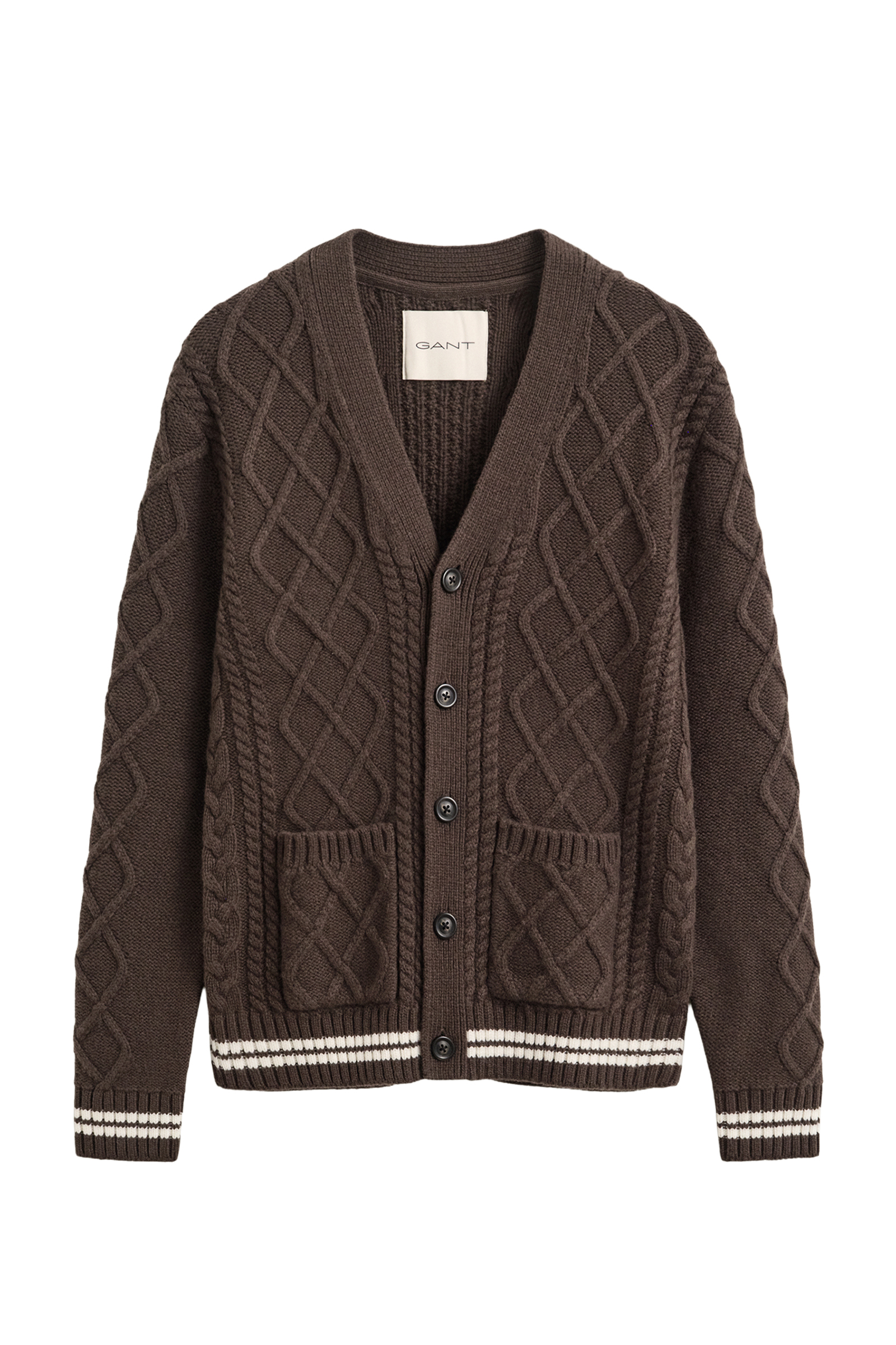 Heren vest bruin