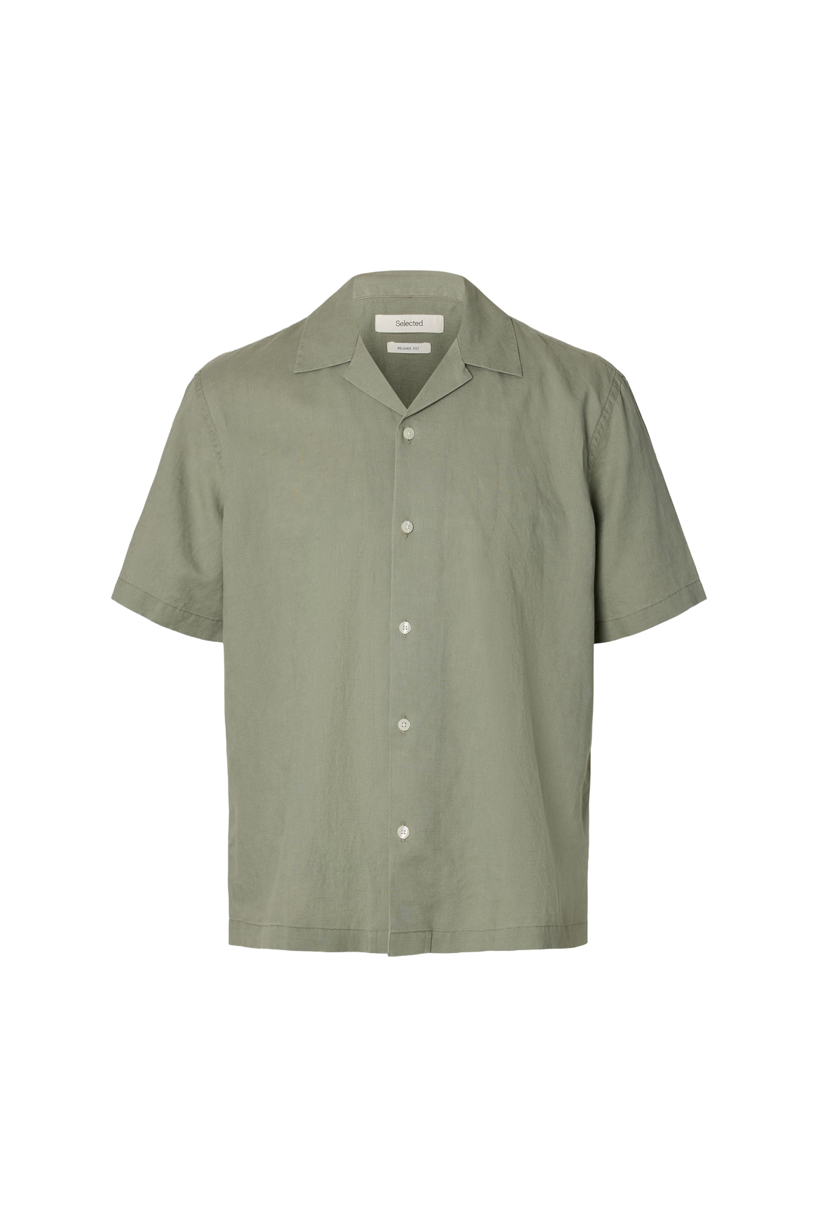 Heren overhemd km casual groen