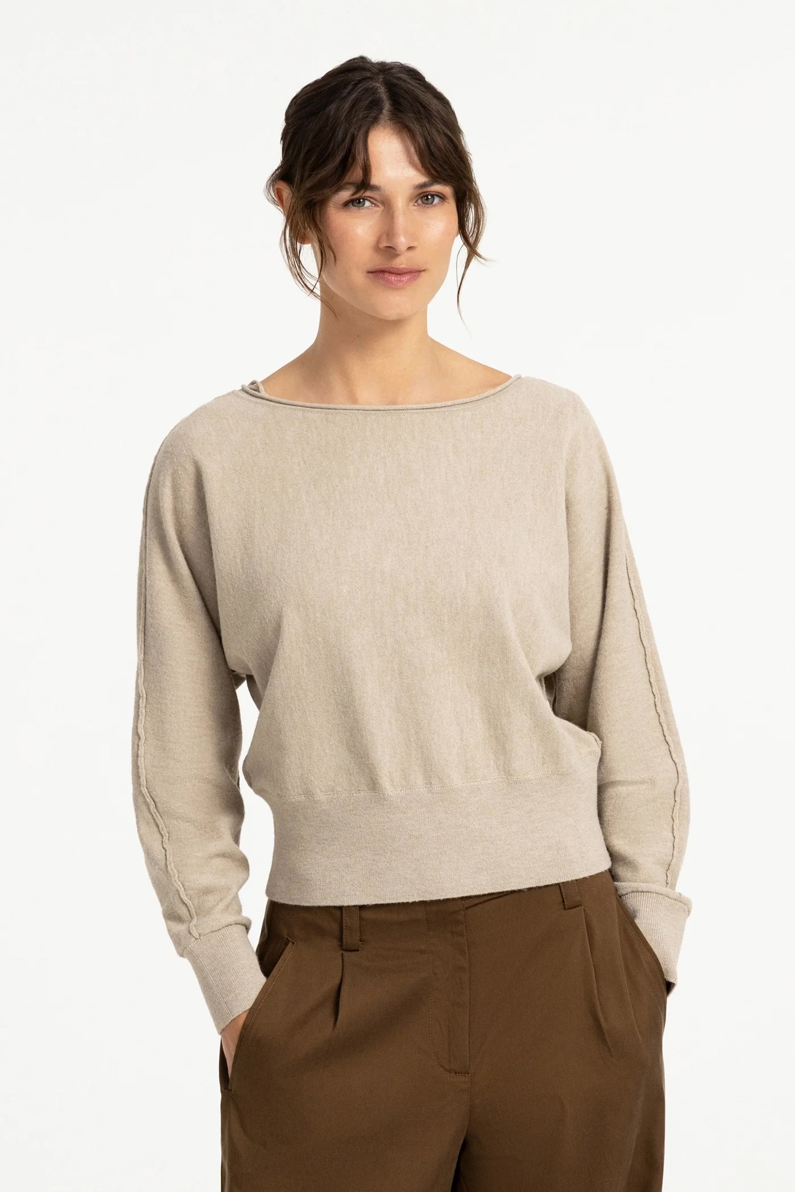 Dames sweater grijs