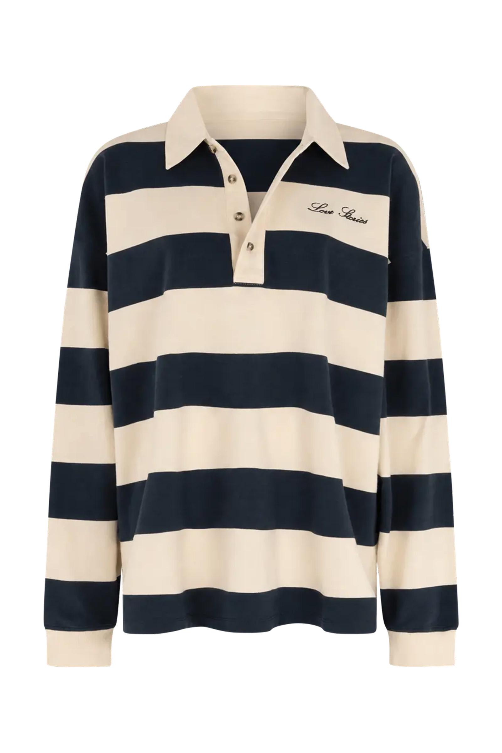 Dames polo blauw