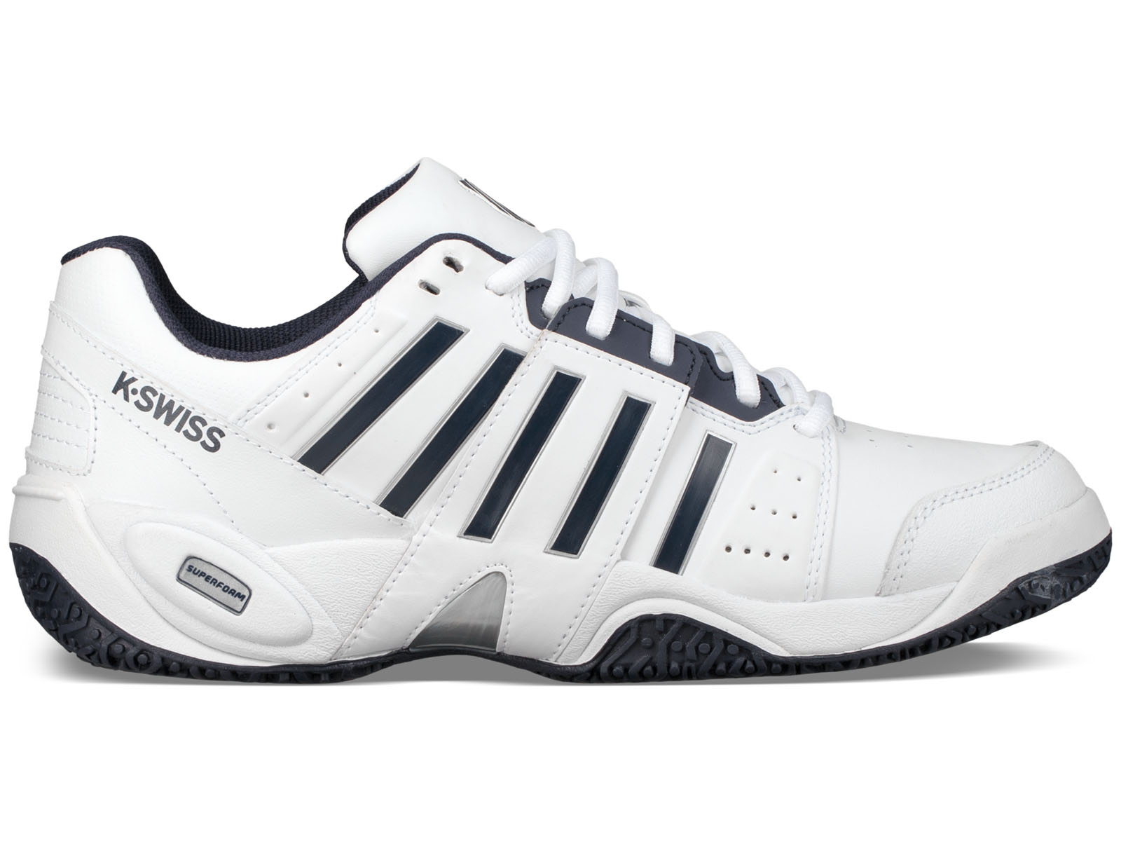 Tennisschoenen omni heren wit