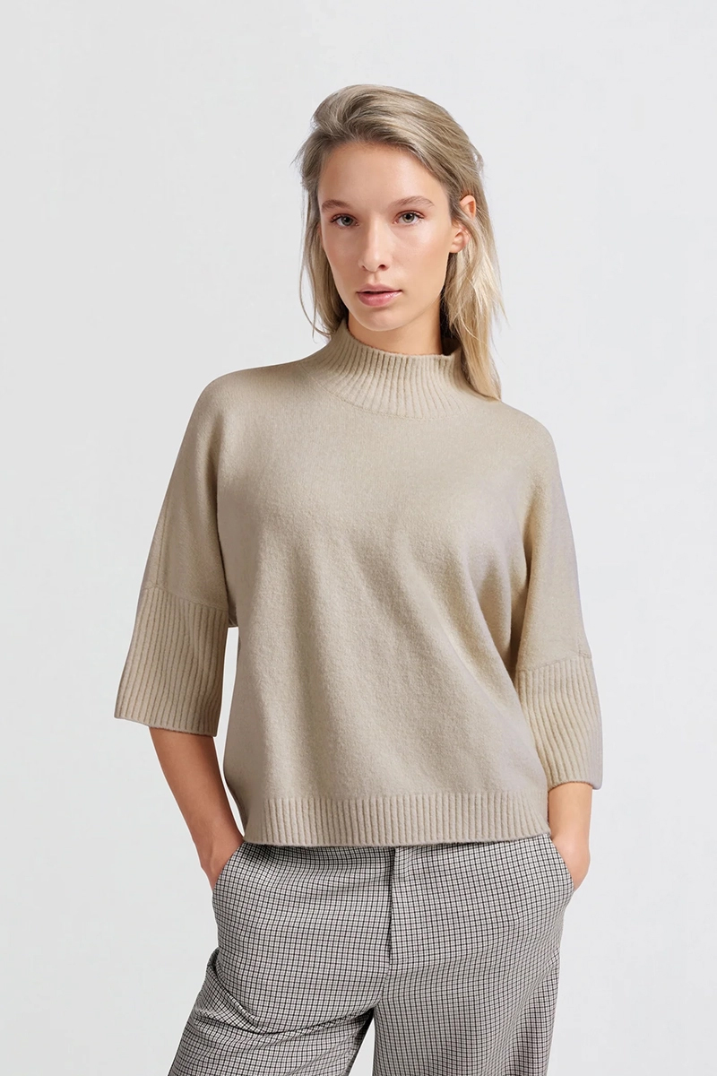 Dames sweater bruin