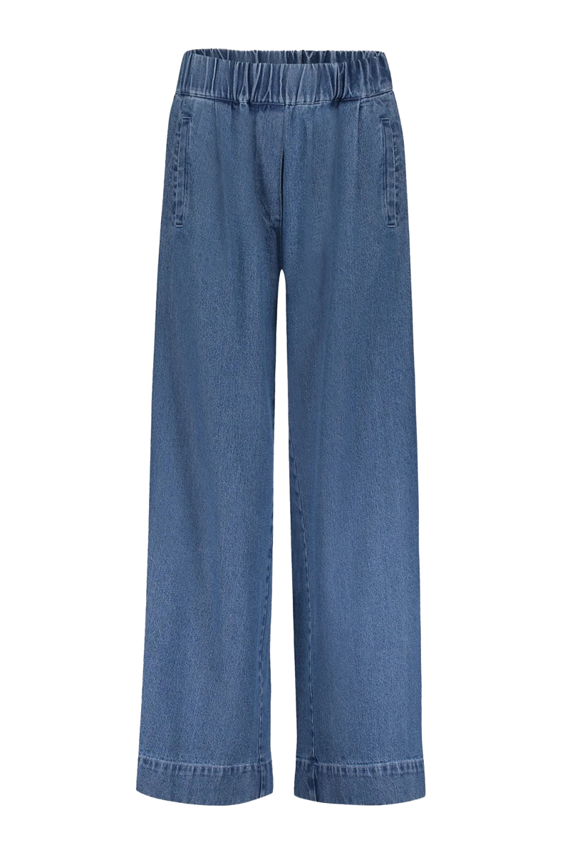 Dames broek blauw