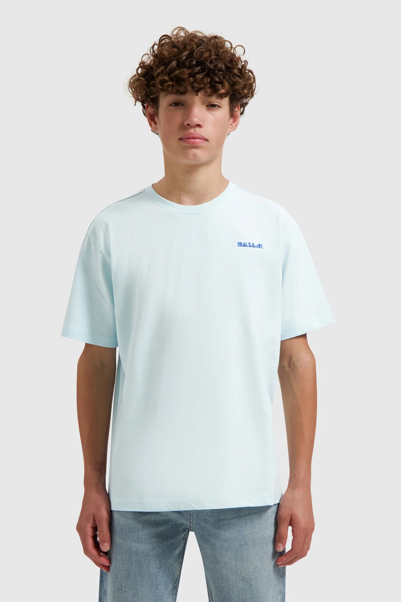 Jongens t-shirt korte mouw blauw