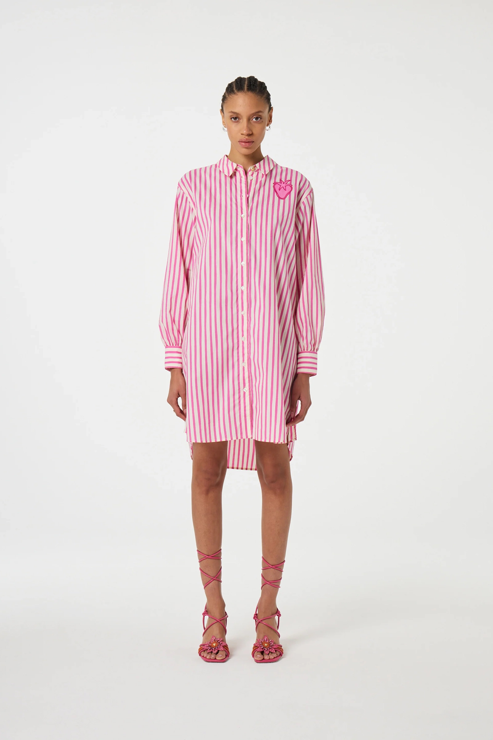 Dames jurk rose