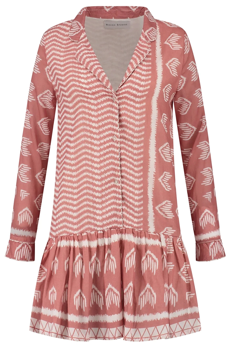 Dames jurk rose