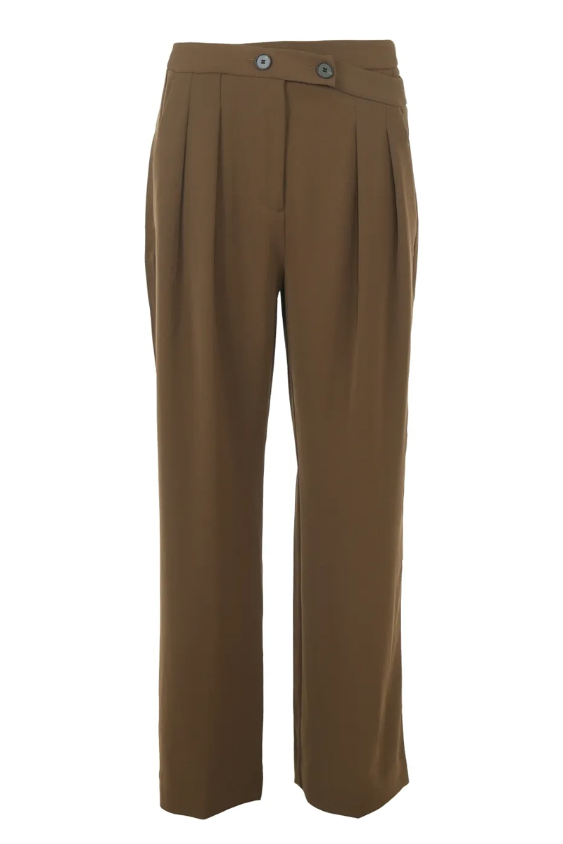 Dames broek bruin