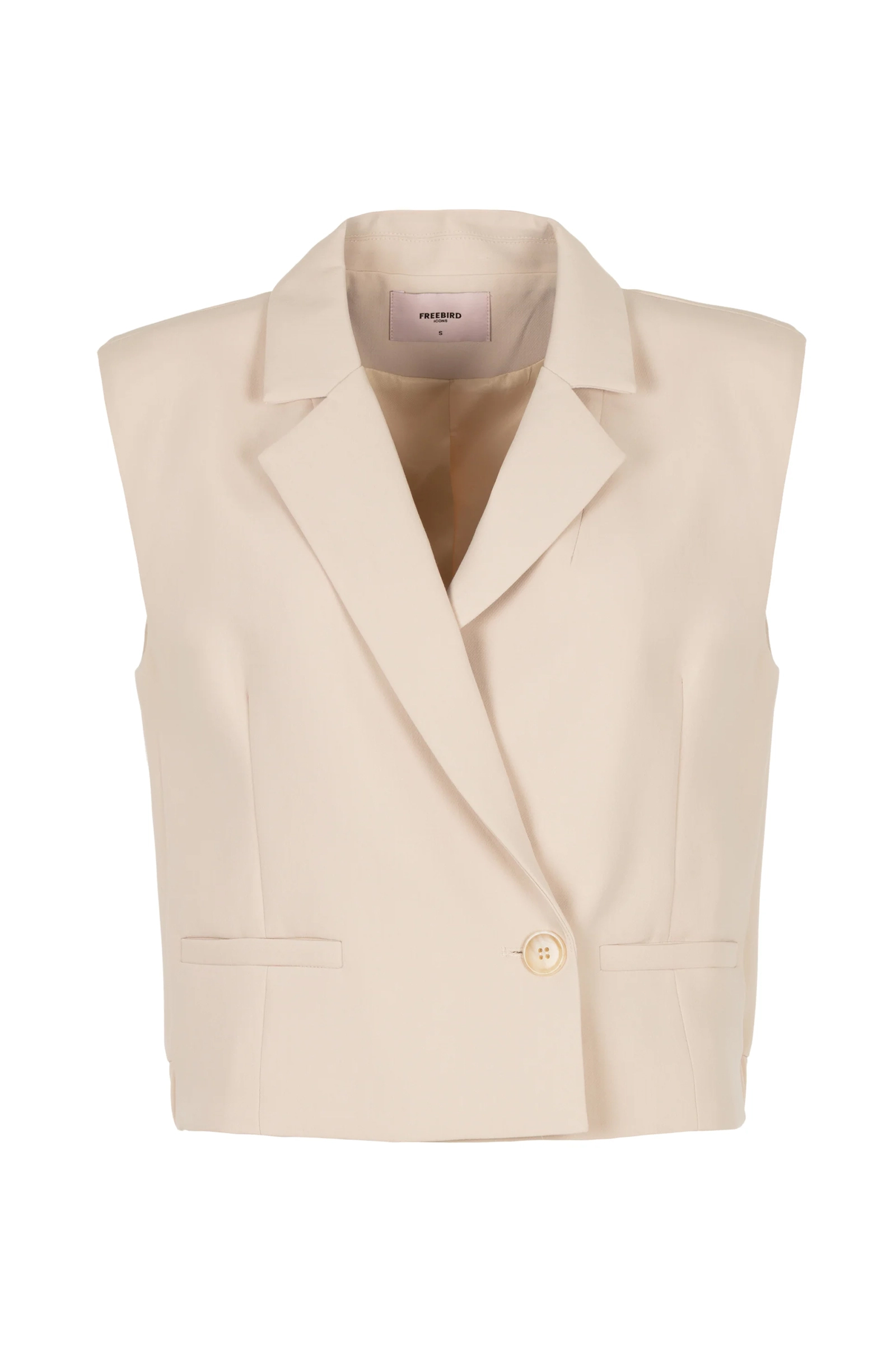 Casual dames bodywarmer bruin