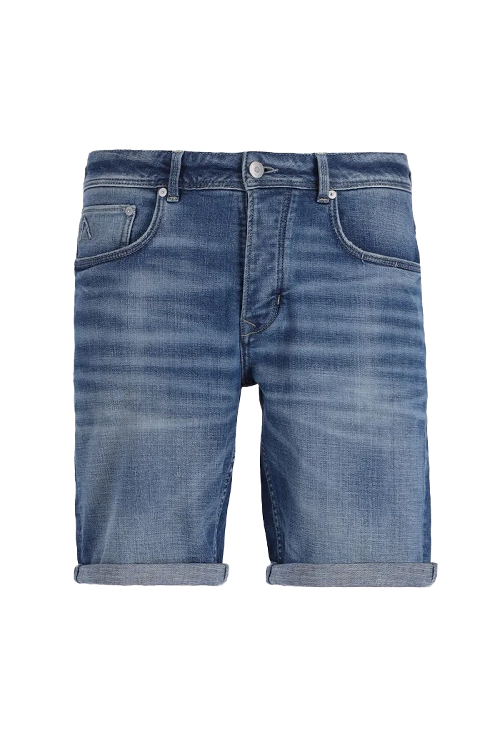Heren short blauw