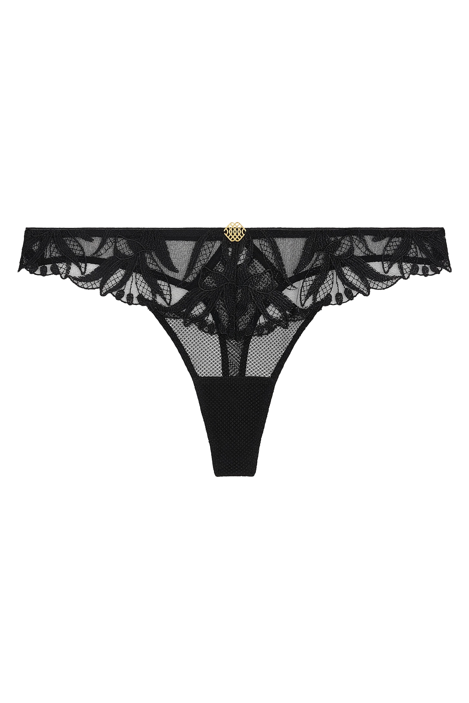 Lingerie dames string zwart