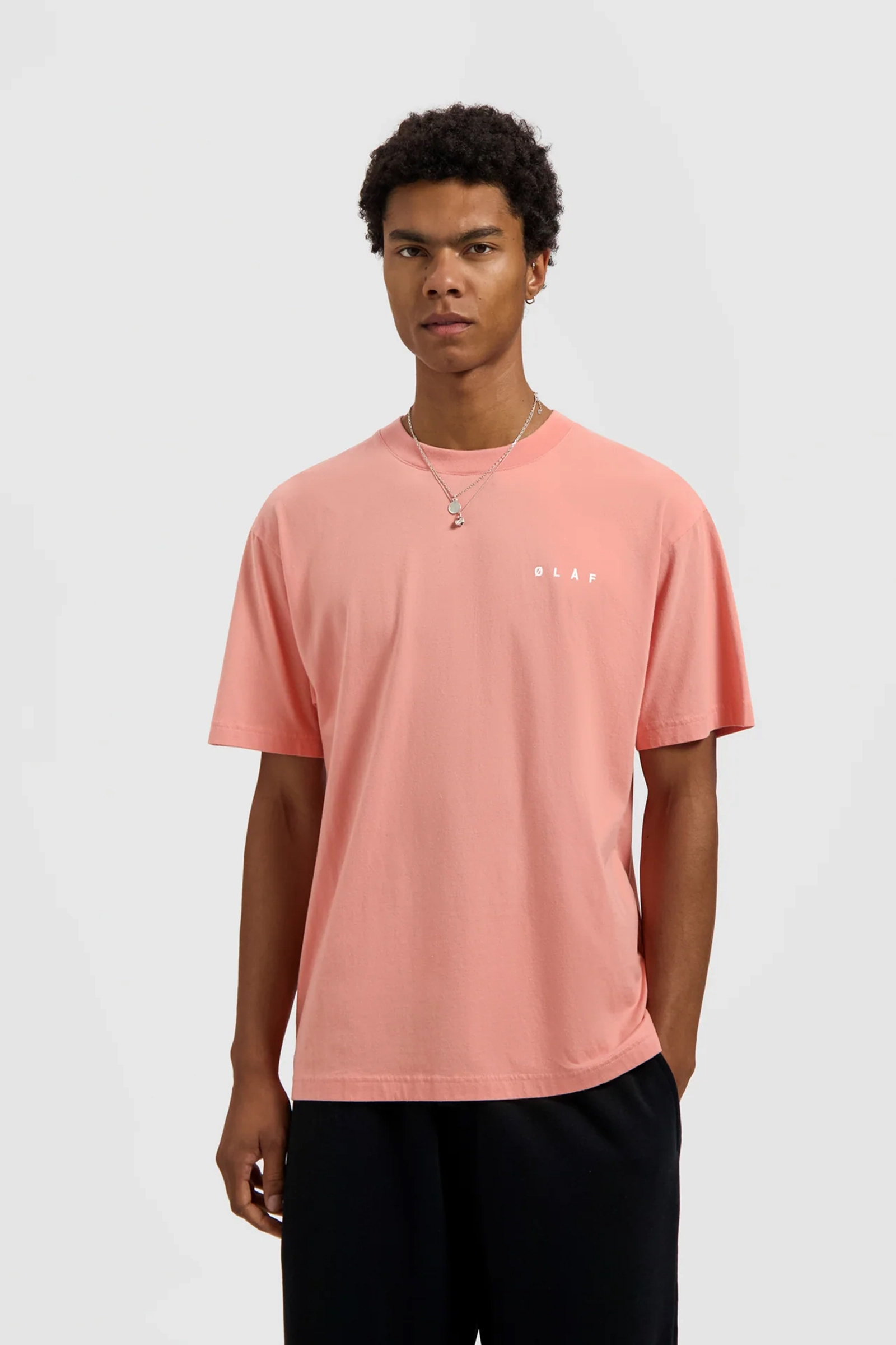Heren t-shirt kortemouw rose