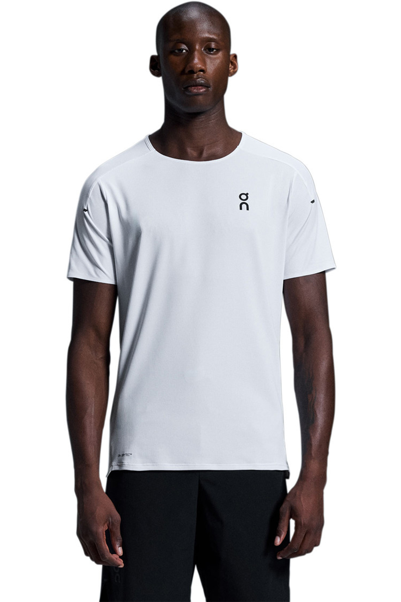 Running heren t-shirt km wit