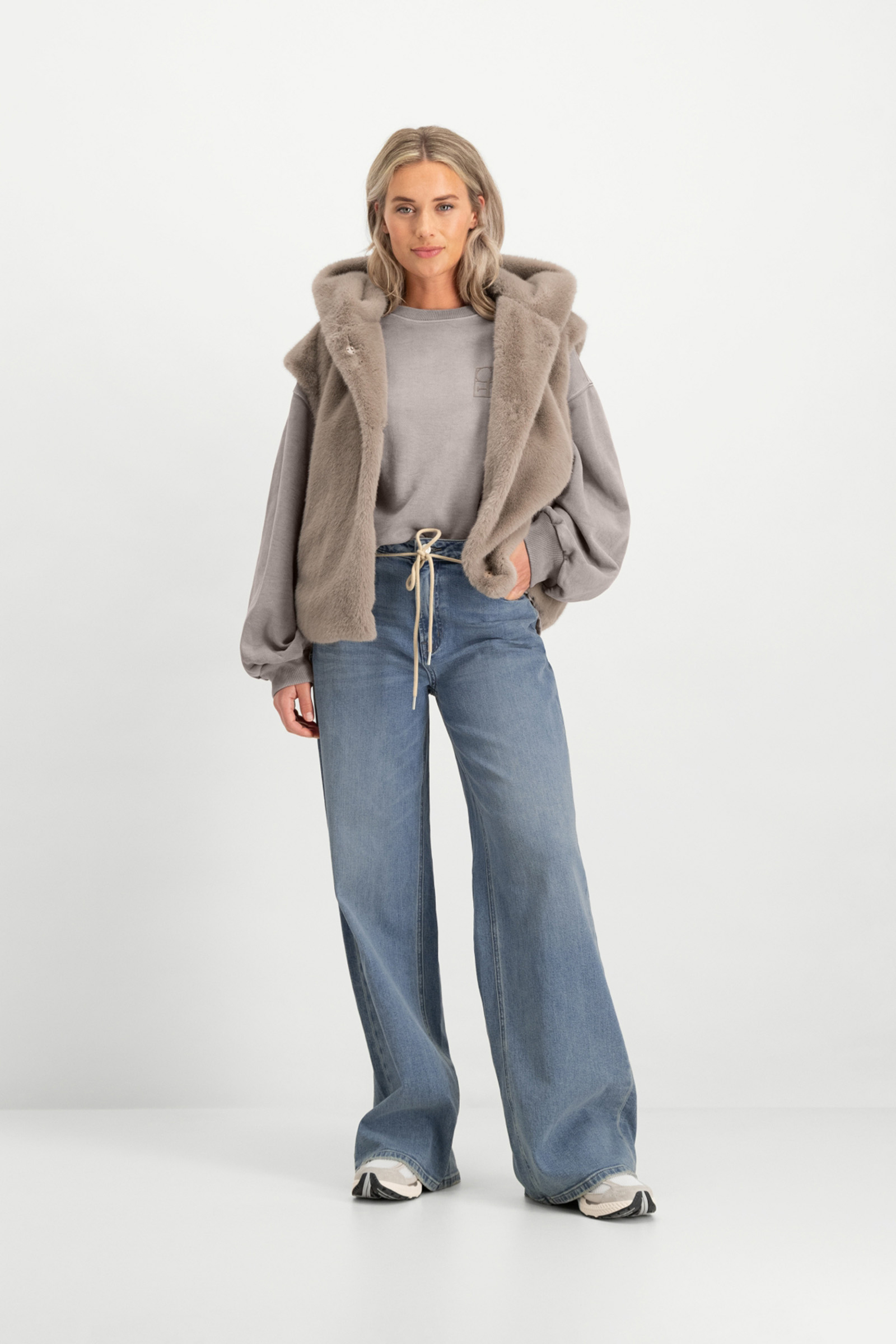 Dames jeans blauw