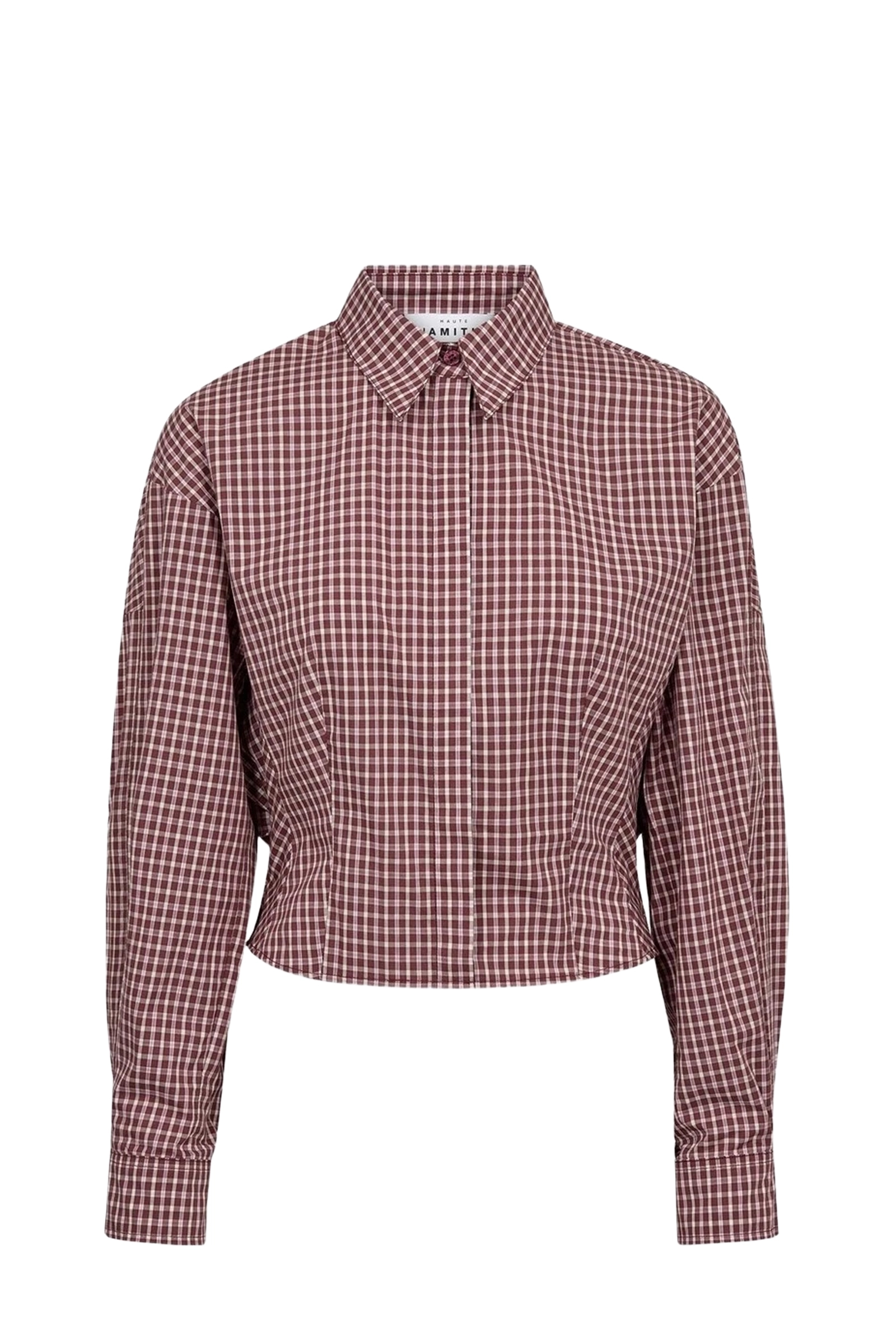 Dames blouse lange mouw rood
