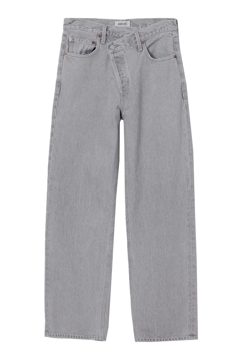 Dames jeans grijs