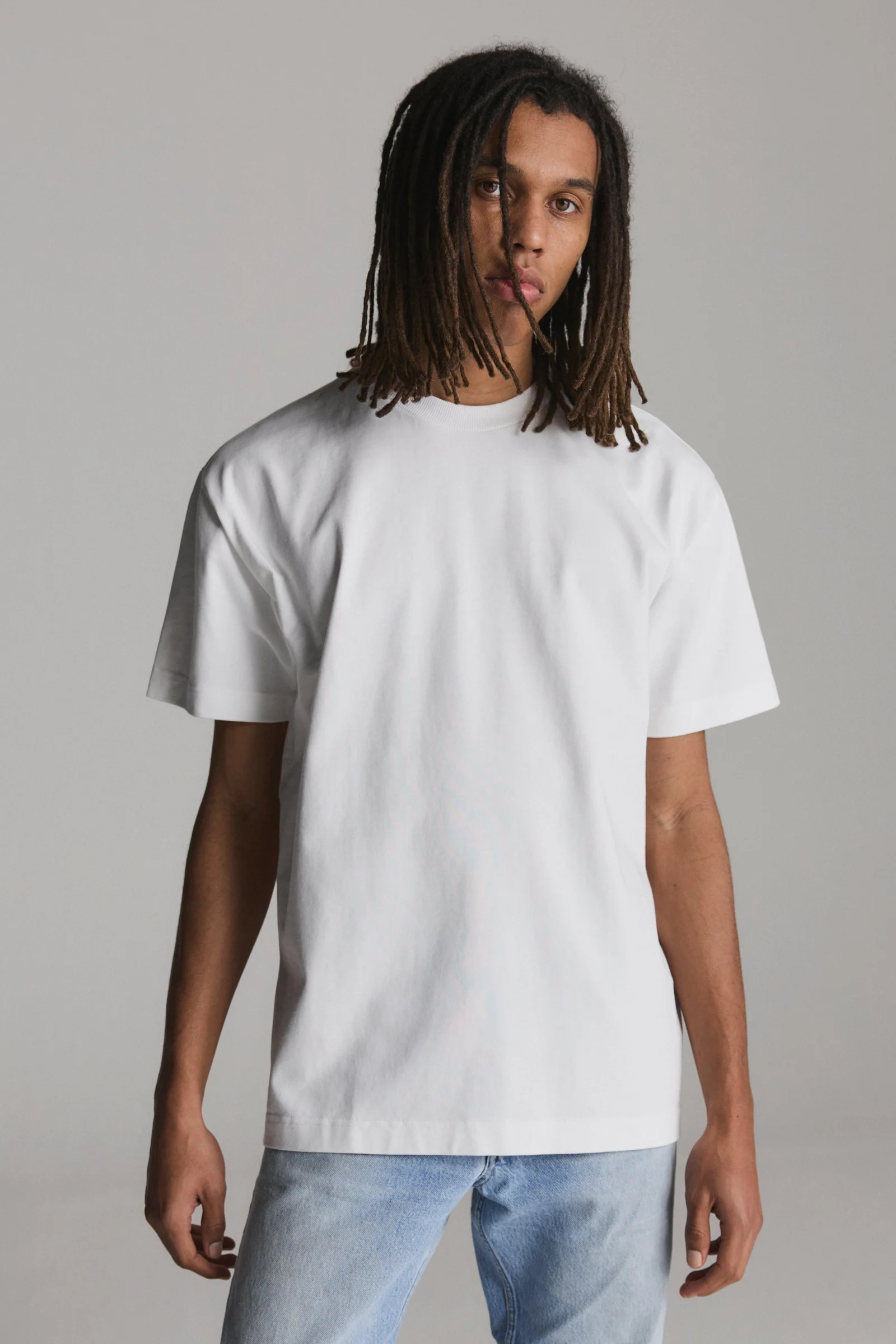 Heren t-shirt kortemouw wit