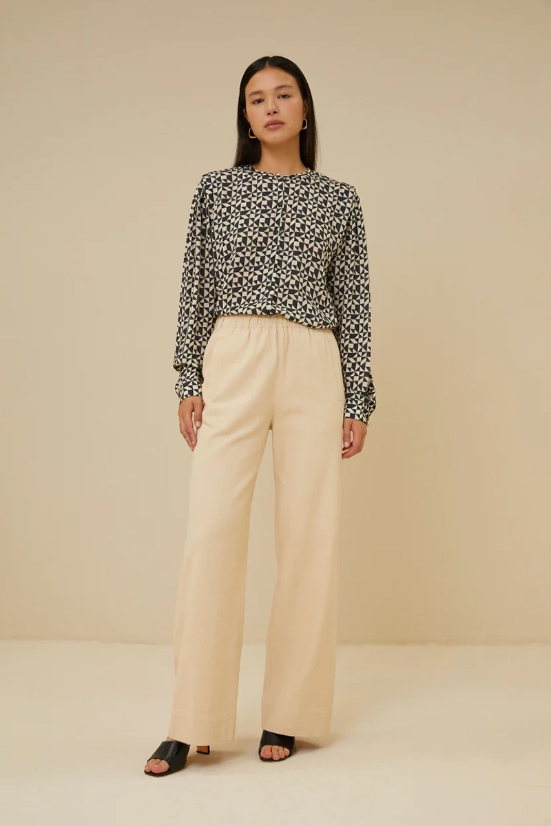 Dames blouse lange mouw diversen