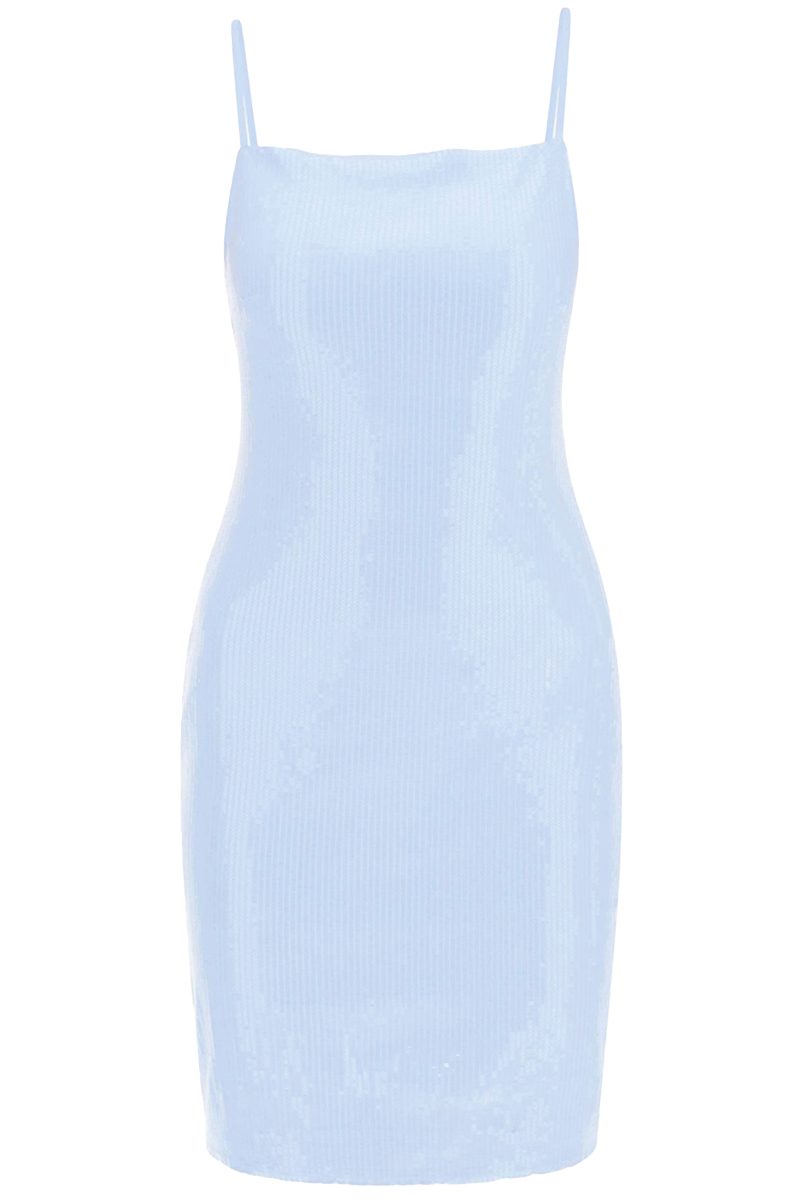 Rotate Sequins midi dress Blauw-1 1
