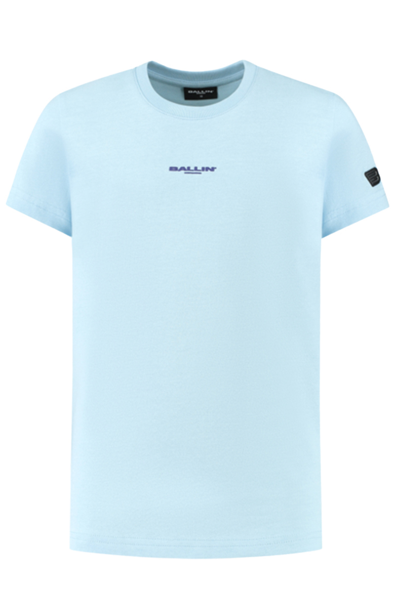Ballin Tshirt with front and backprint Blauw-1 1