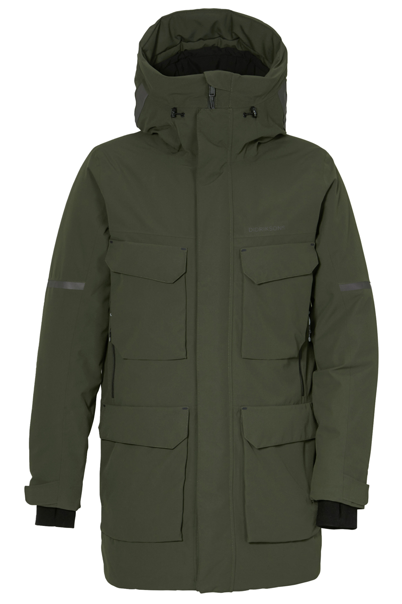 Didriksons DREW USX PARKA 7 Groen-1 1