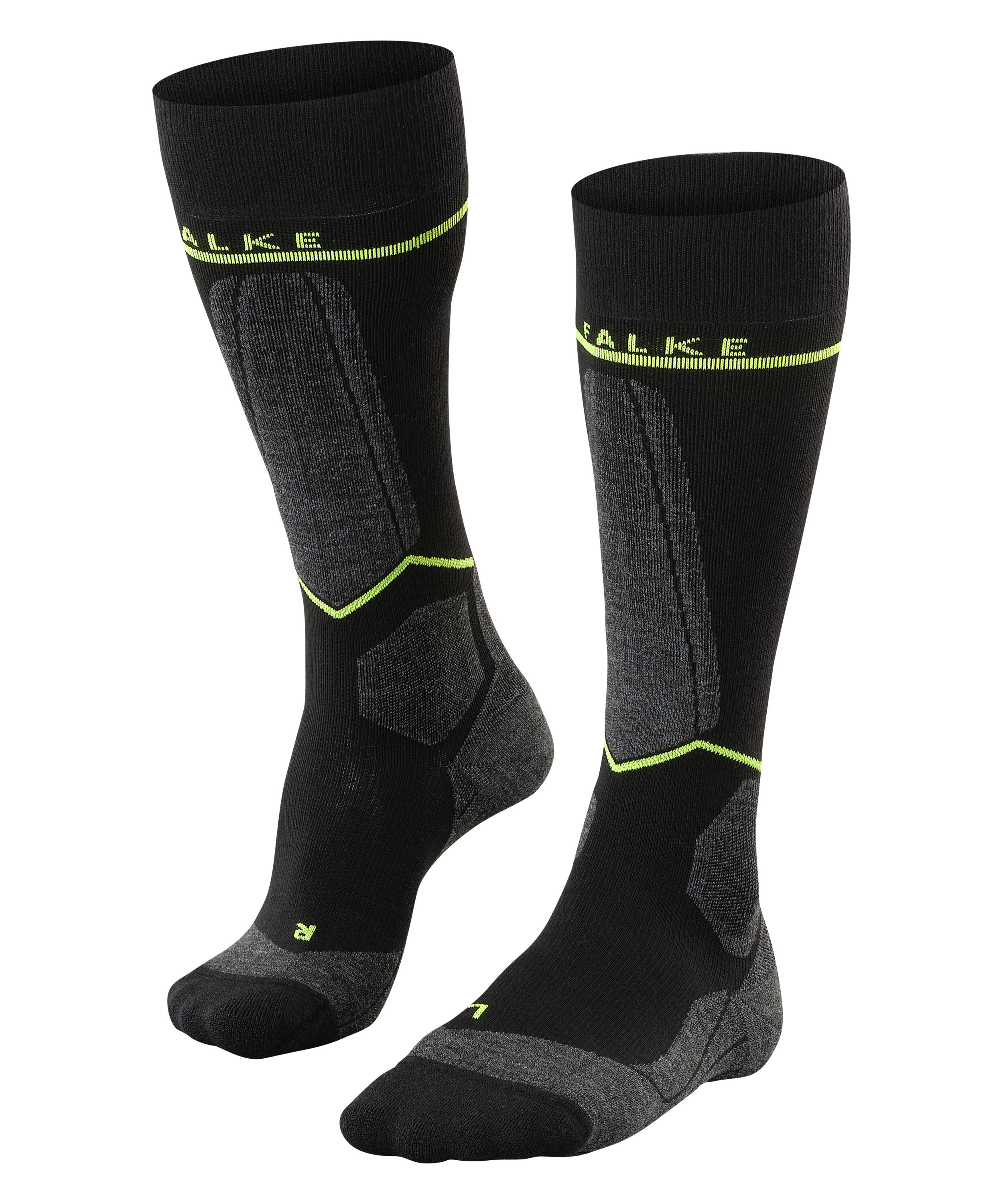 Wintersport kousen ski senior zwart