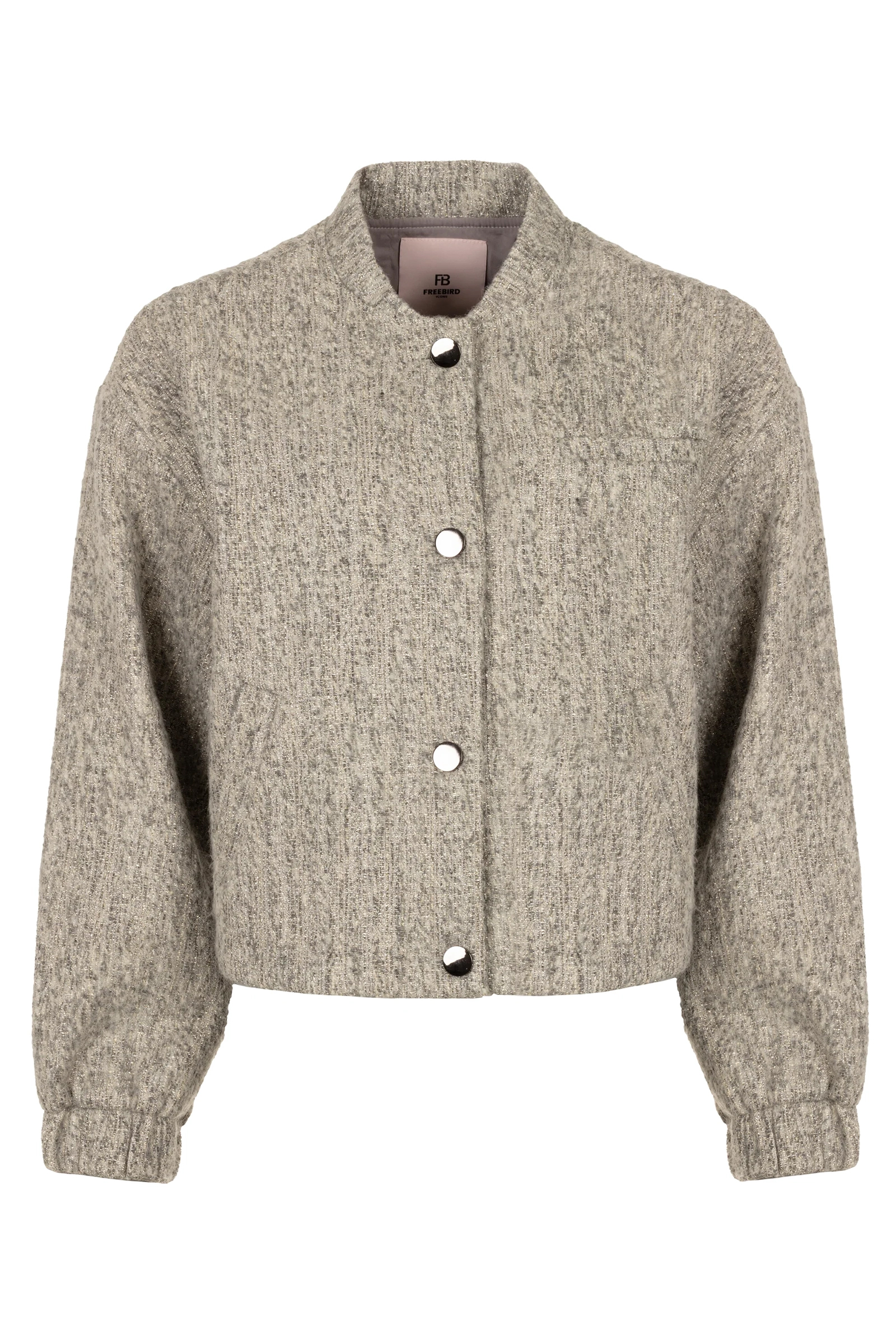 Dames vest zilver