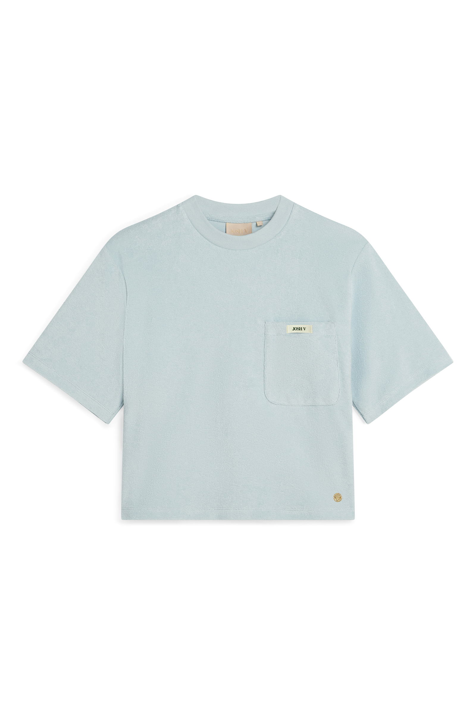 Dames t-shirt korte mouw blauw