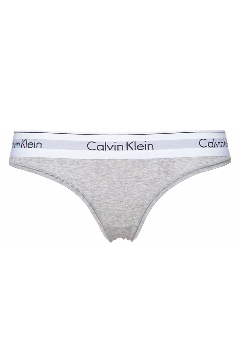 Lingerie dames string grijs
