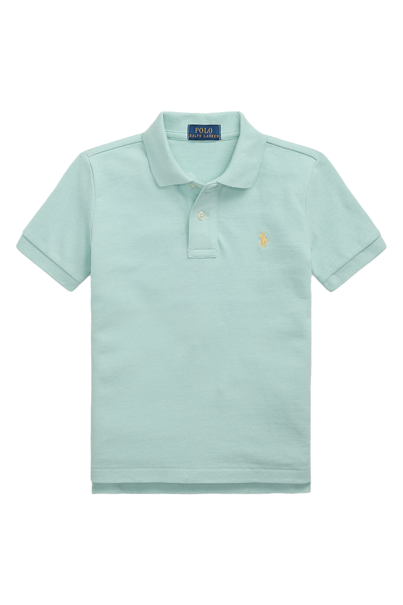 Jongens polo korte mouw blauw