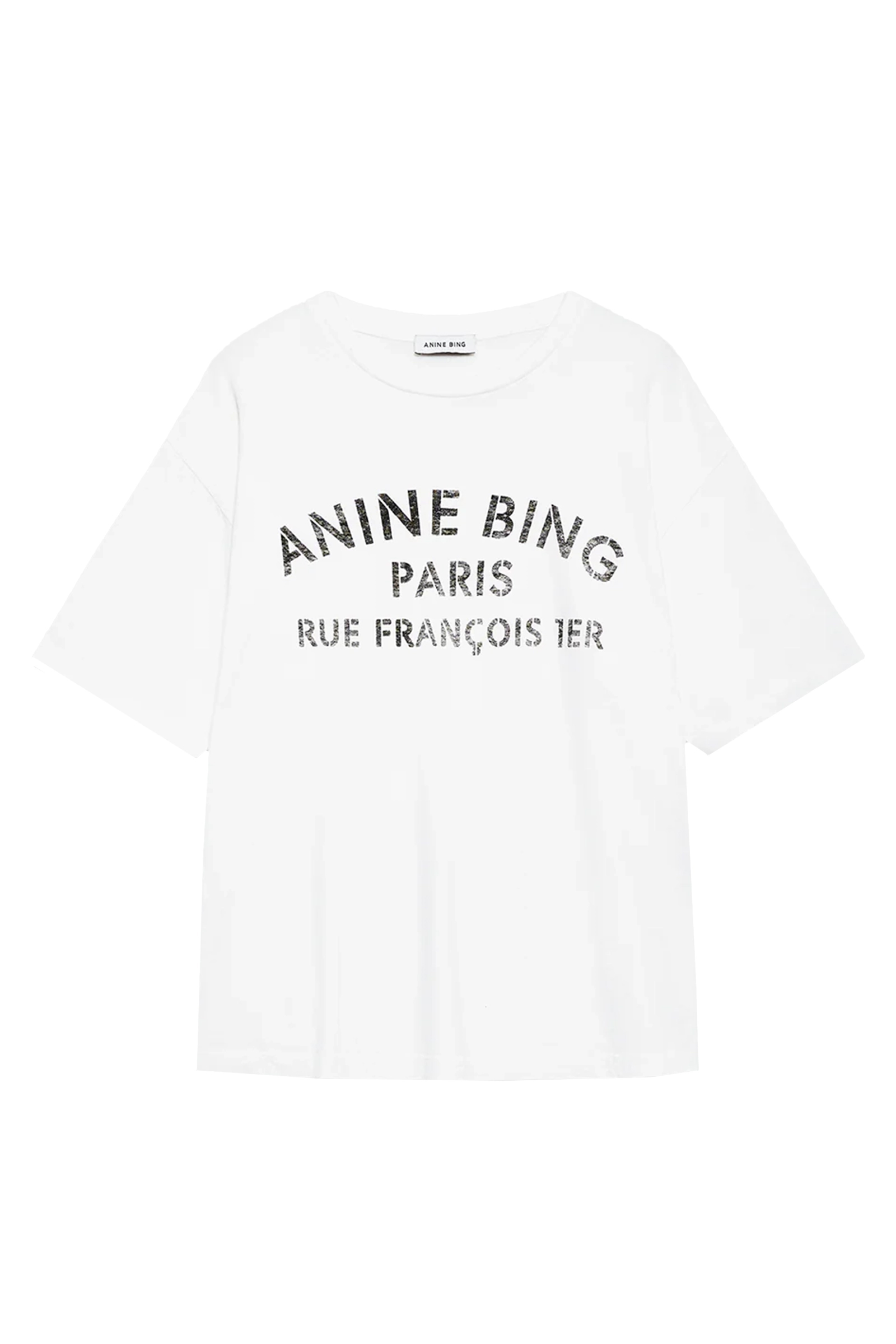 Dames t-shirt korte mouw ecru