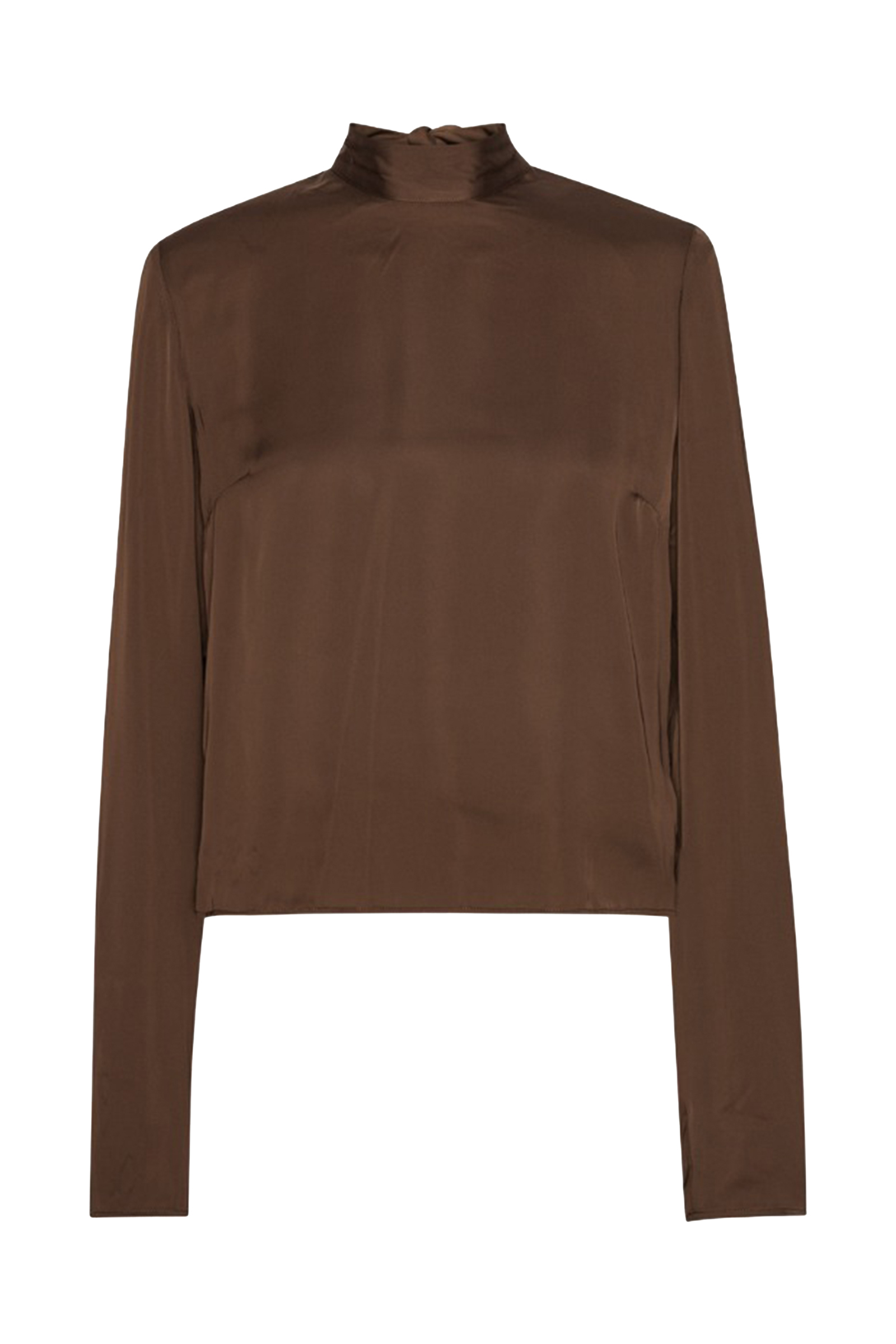Dames top bruin