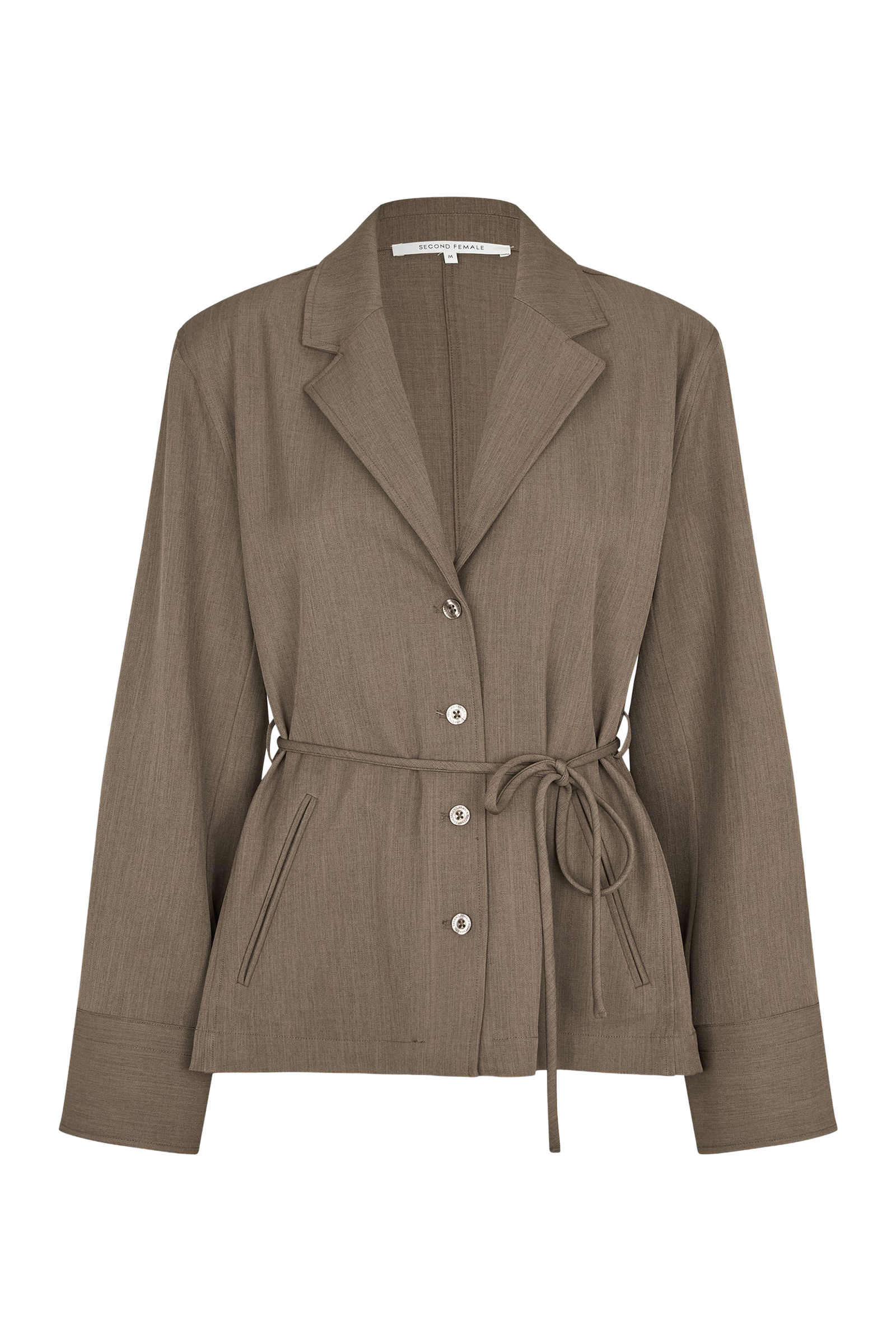 Dames blazer bruin