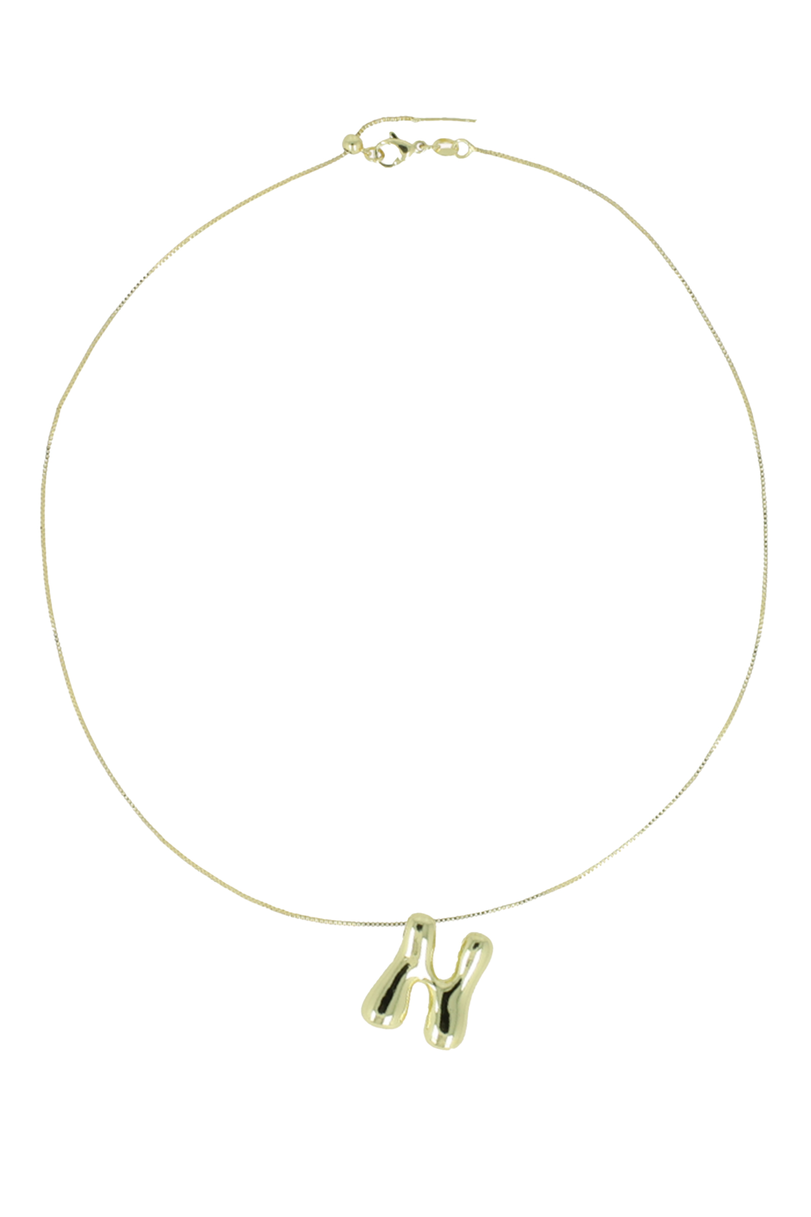 Lott Gioielli Cartoon Letter N Goud-1 1