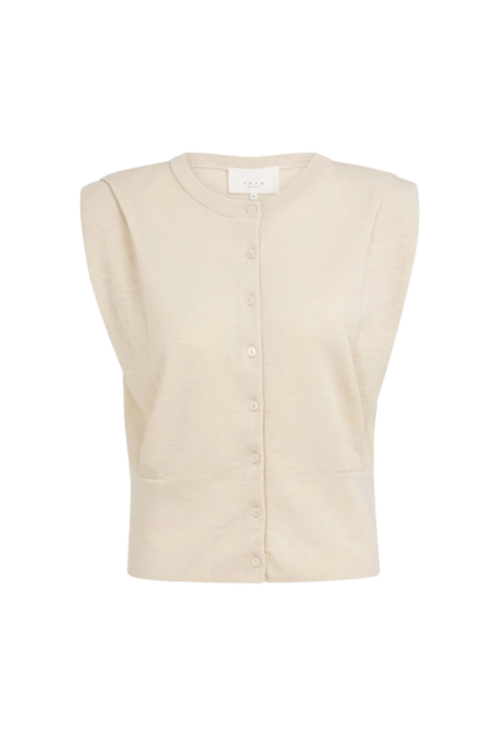 Dames vest wit