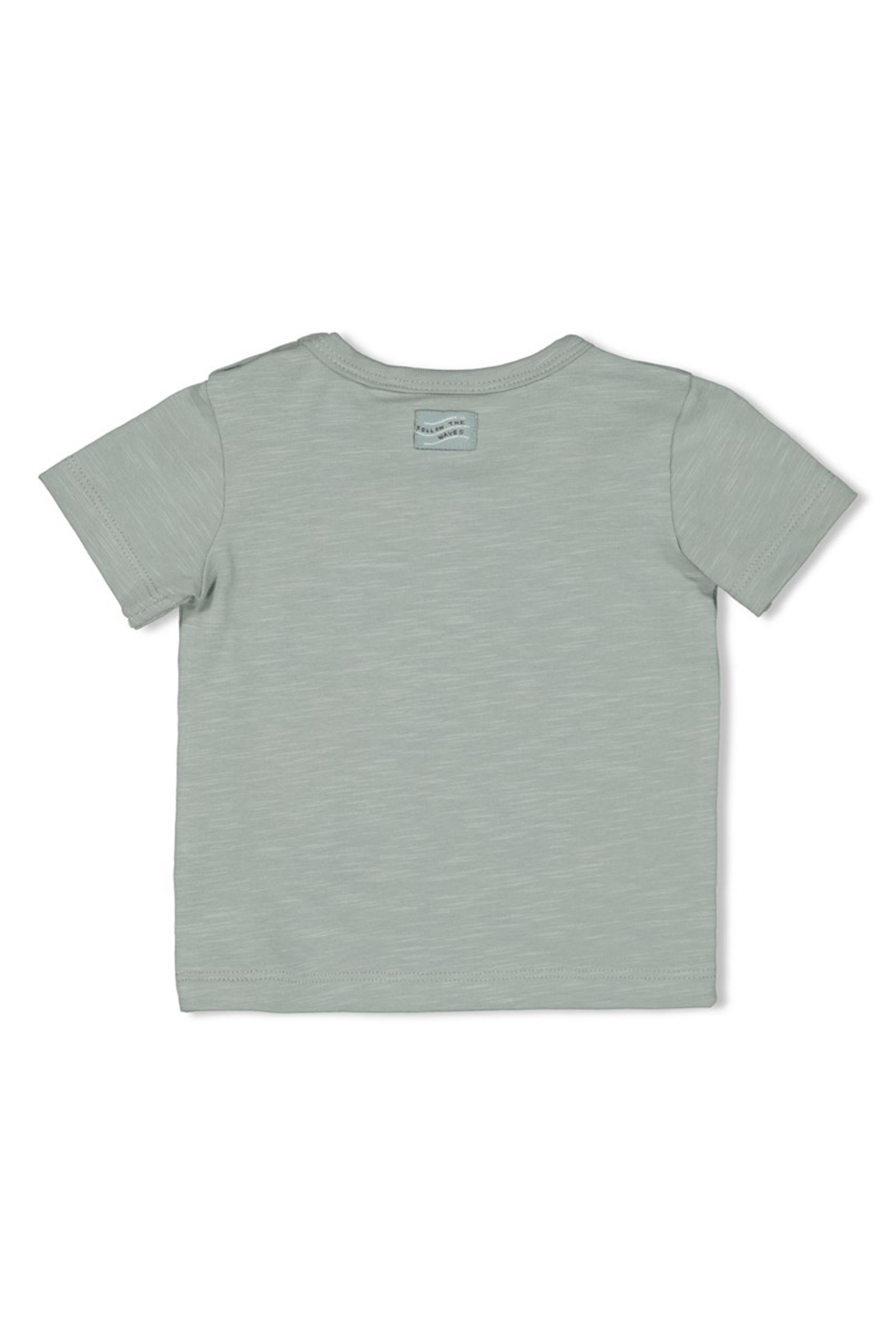 Baby t-shirt korte mouw groen