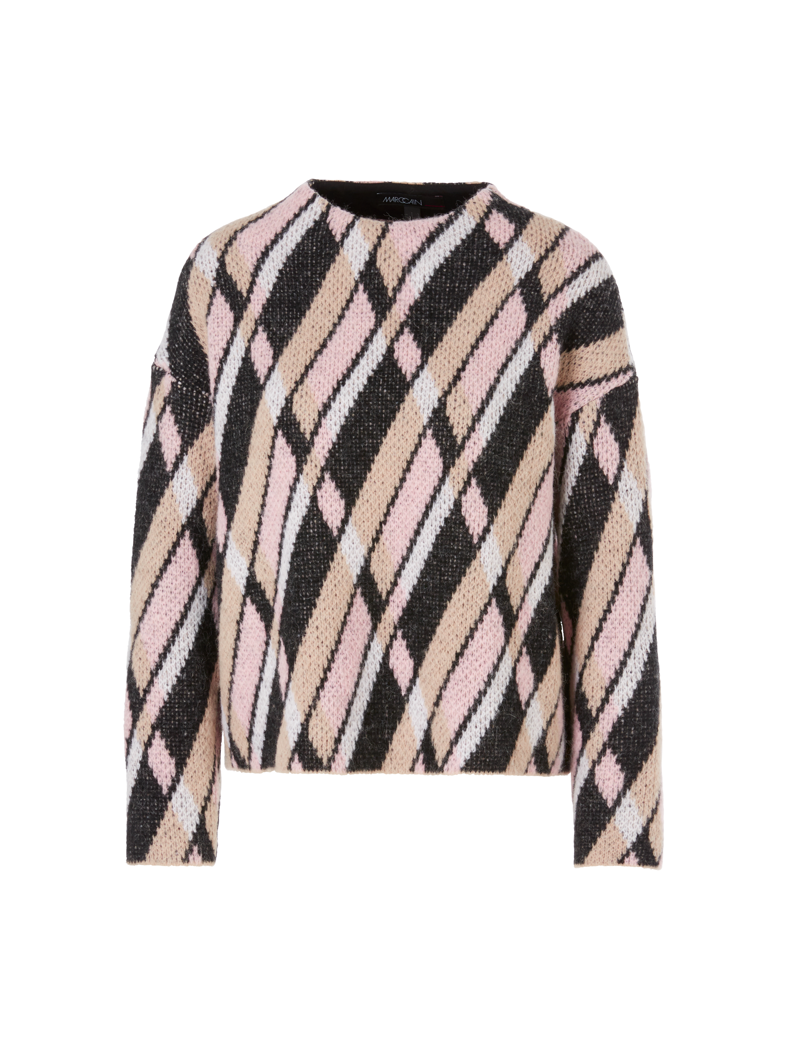 Dames twinset rose