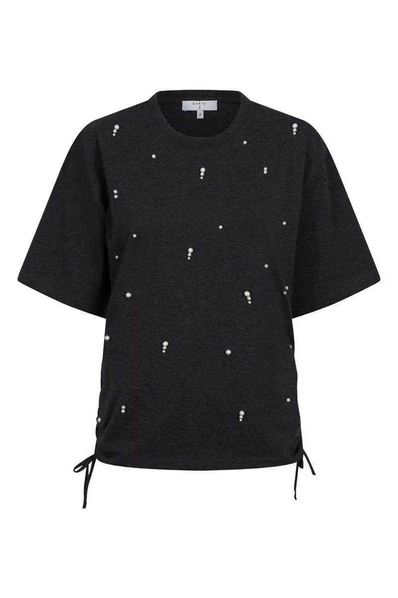 Dames t-shirt korte mouw zwart