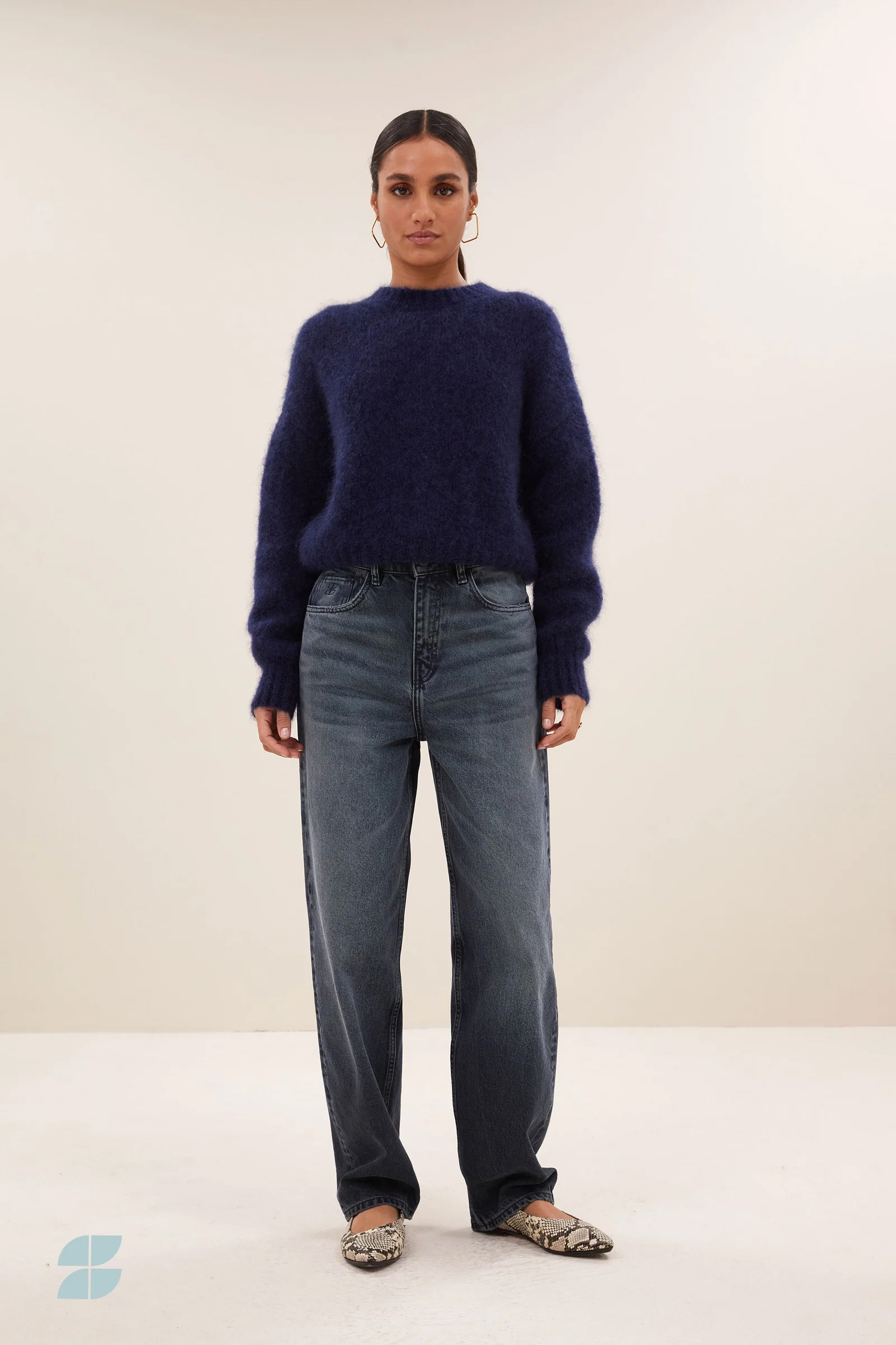 Dames jeans blauw