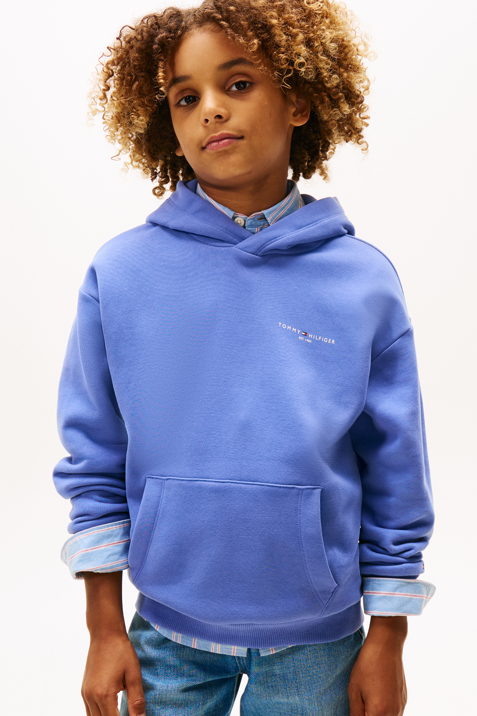 Jongens sweater blauw